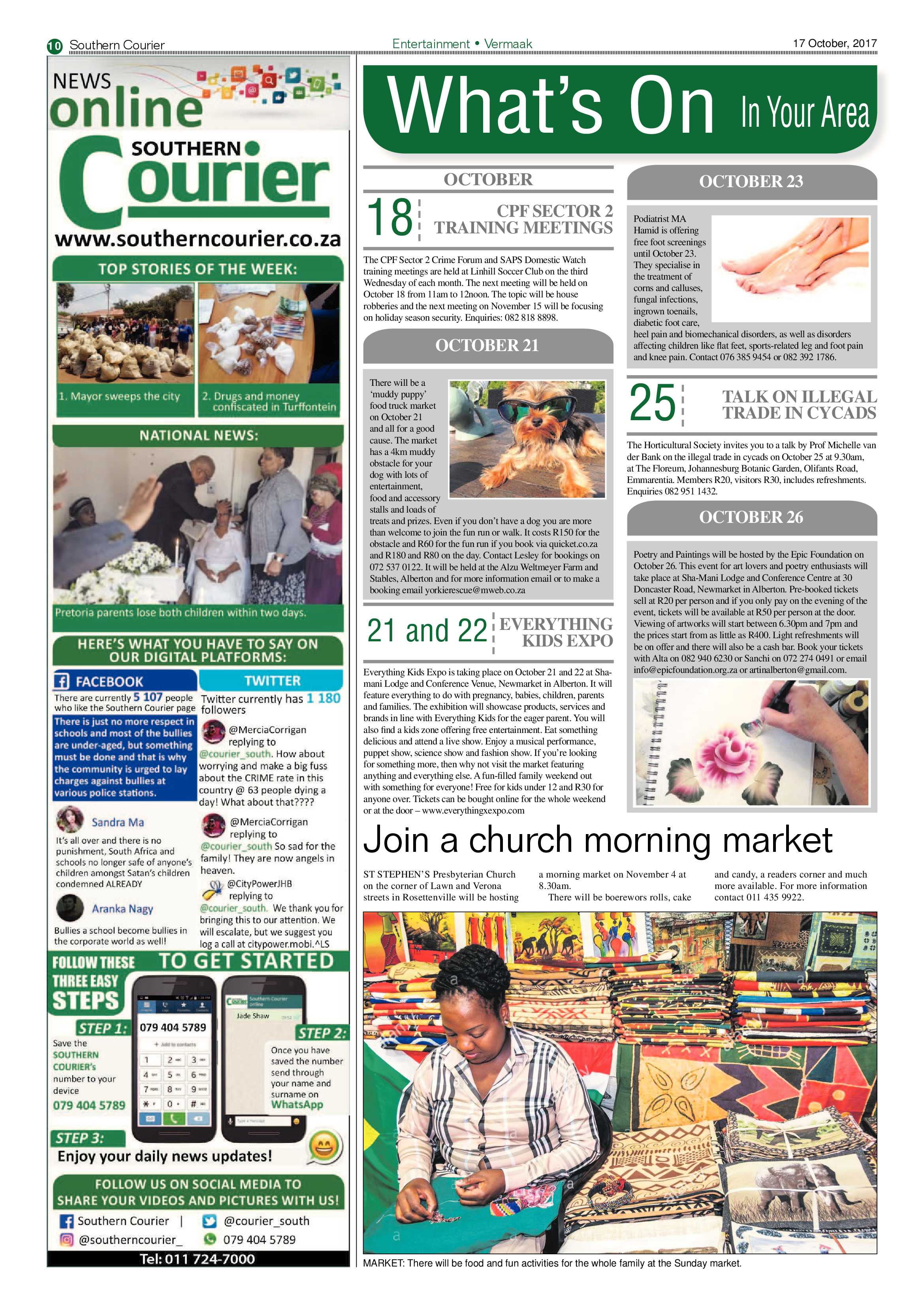 Southern Courier 17 October 2017 page 10