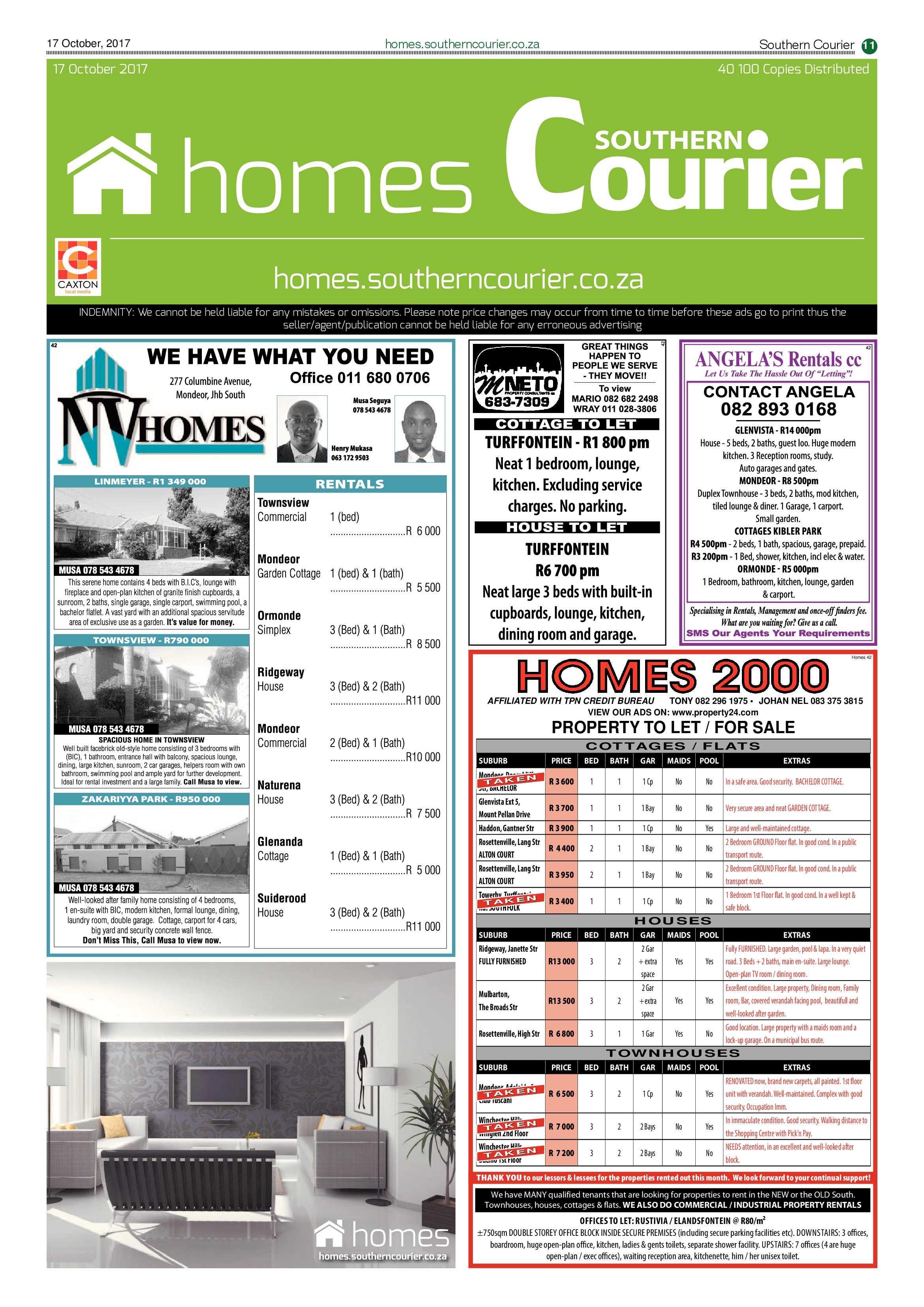 Southern Courier 17 October 2017 page 11