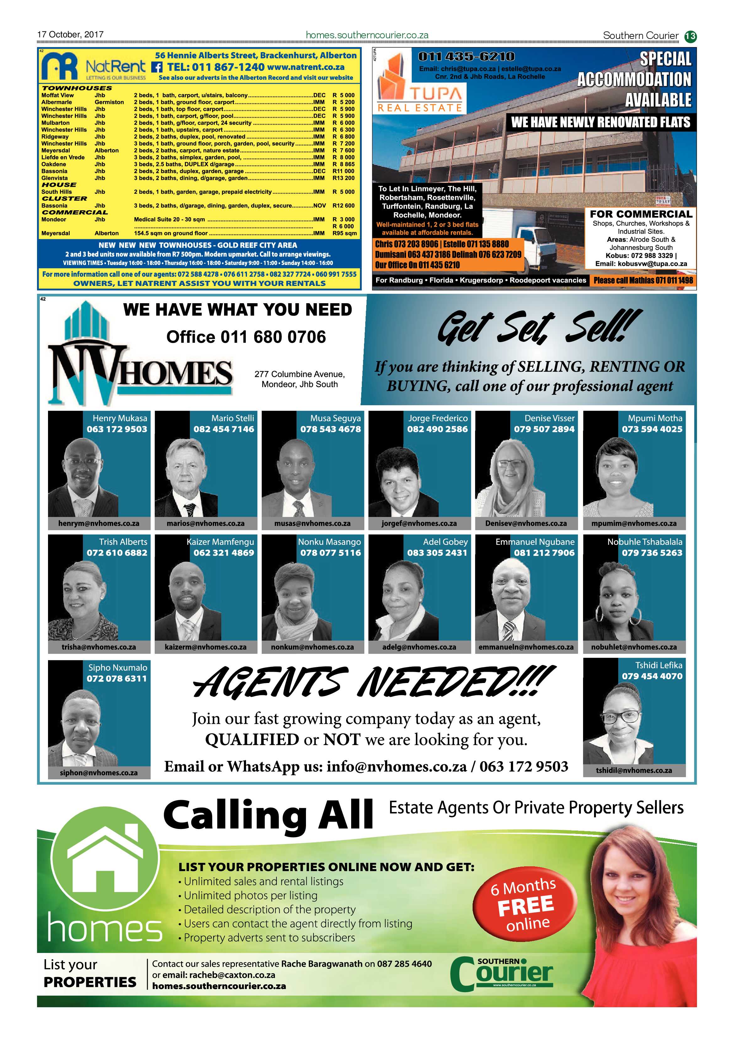 Southern Courier 17 October 2017 page 13