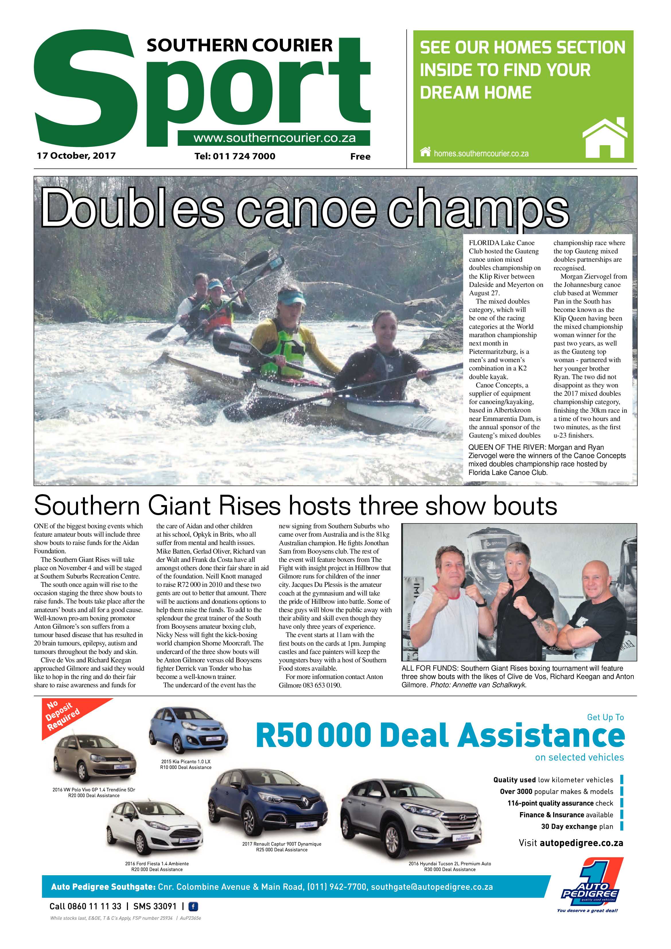 Southern Courier 17 October 2017 page 20