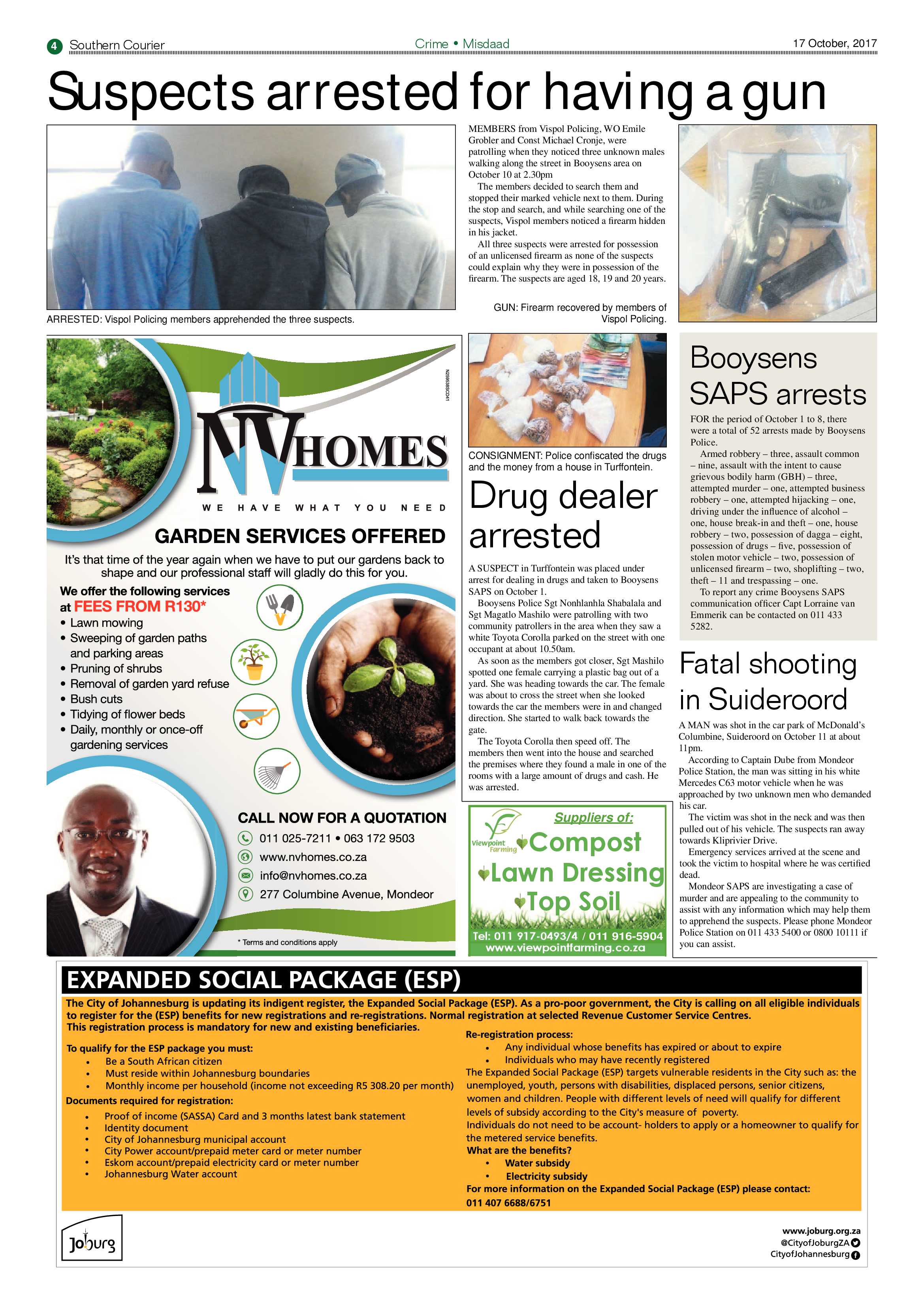 Southern Courier 17 October 2017 page 4