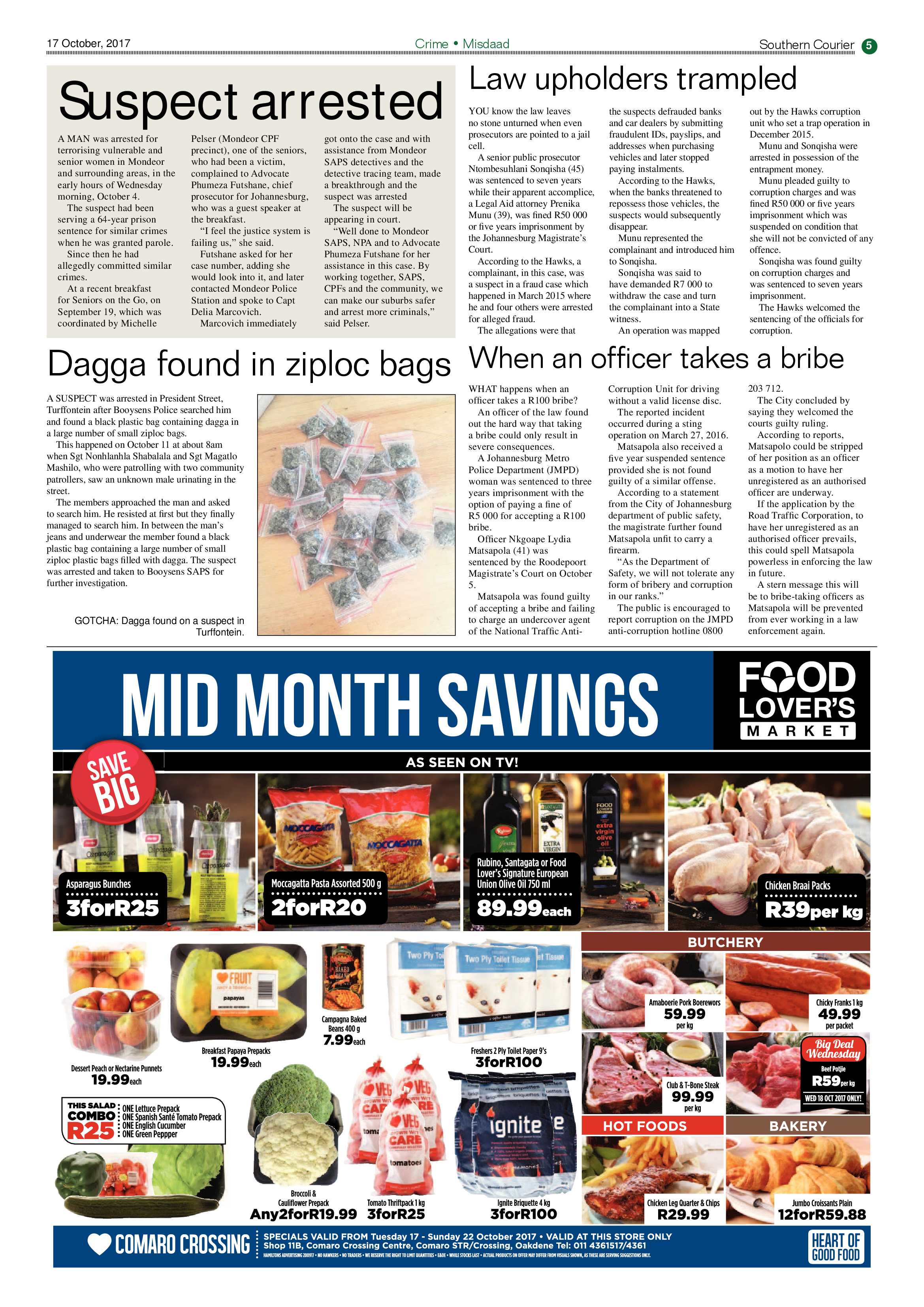 Southern Courier 17 October 2017 page 5