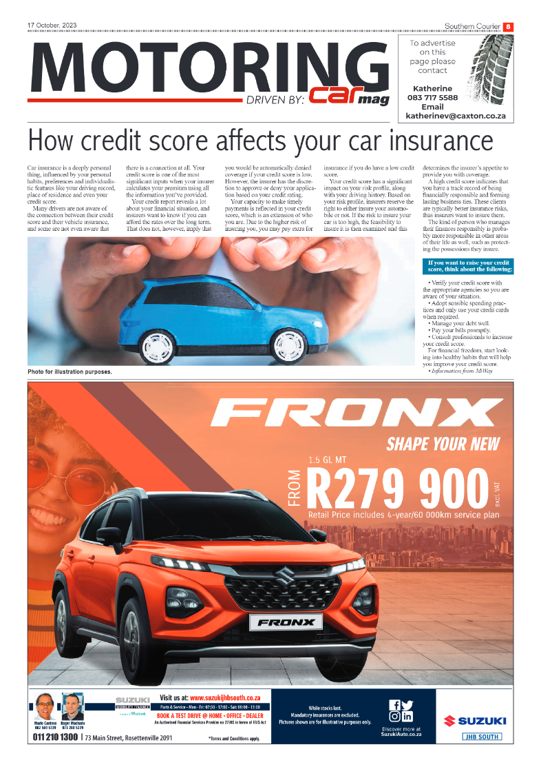 Southern Courier 17 October 2023 page 8