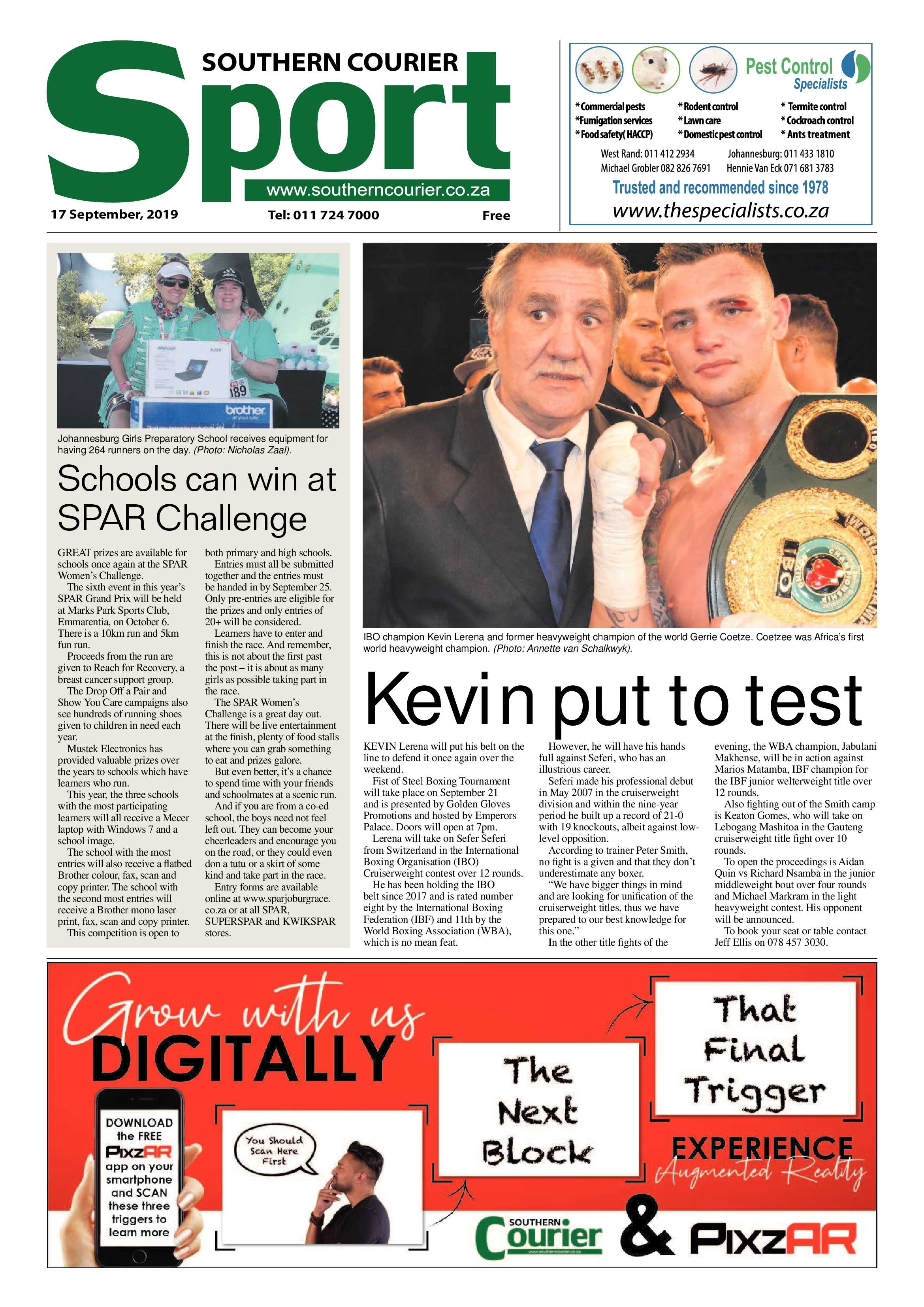 Southern Courier 17 September 2019 page 16