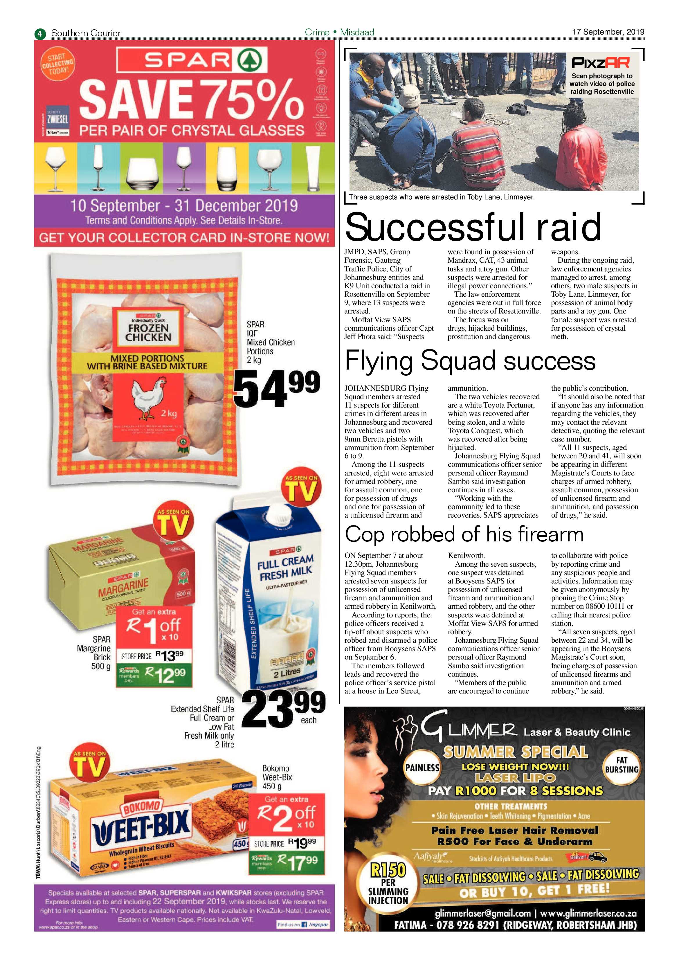 Southern Courier 17 September 2019 page 4