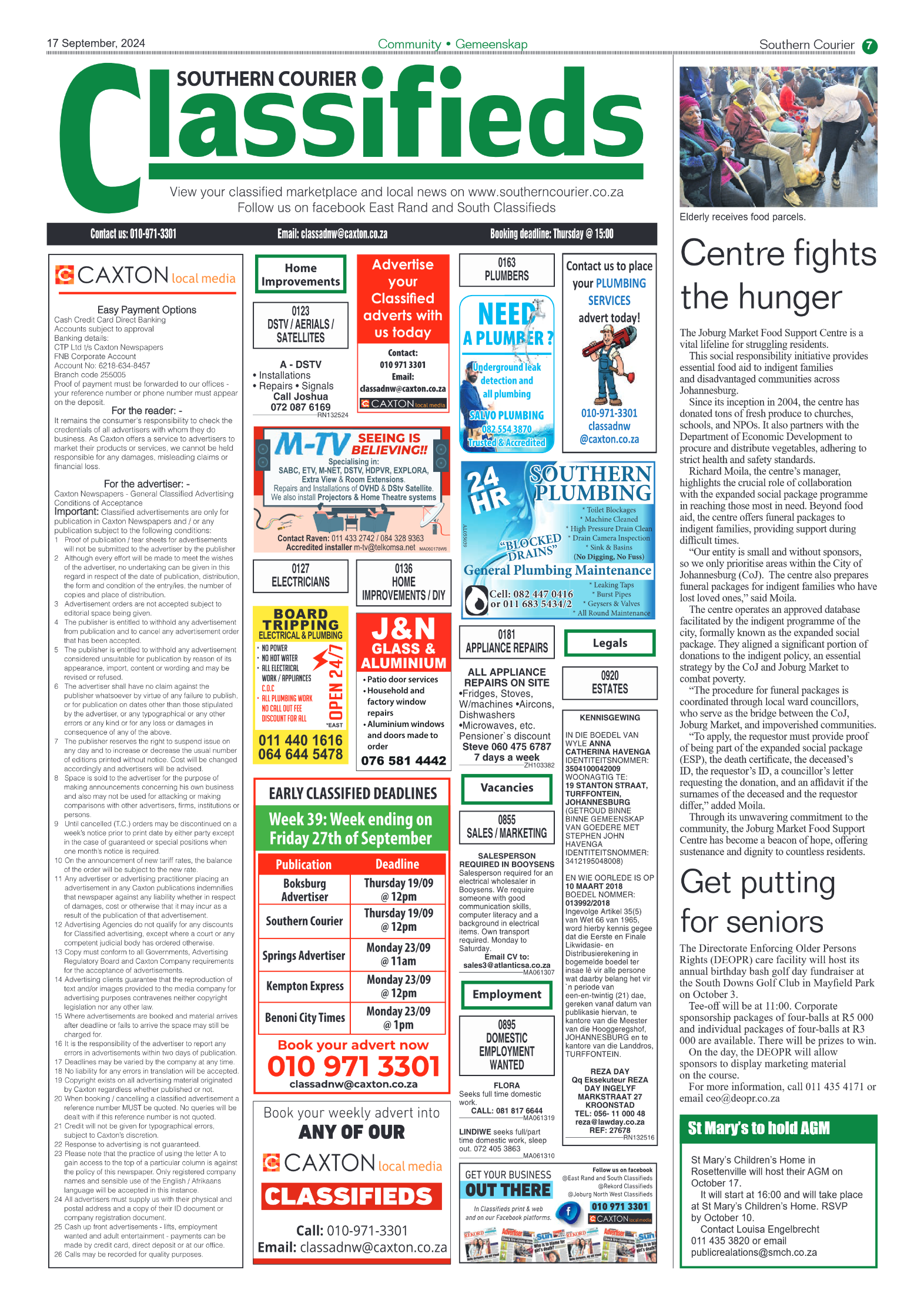 Southern Courier 17 September 2024 page 7