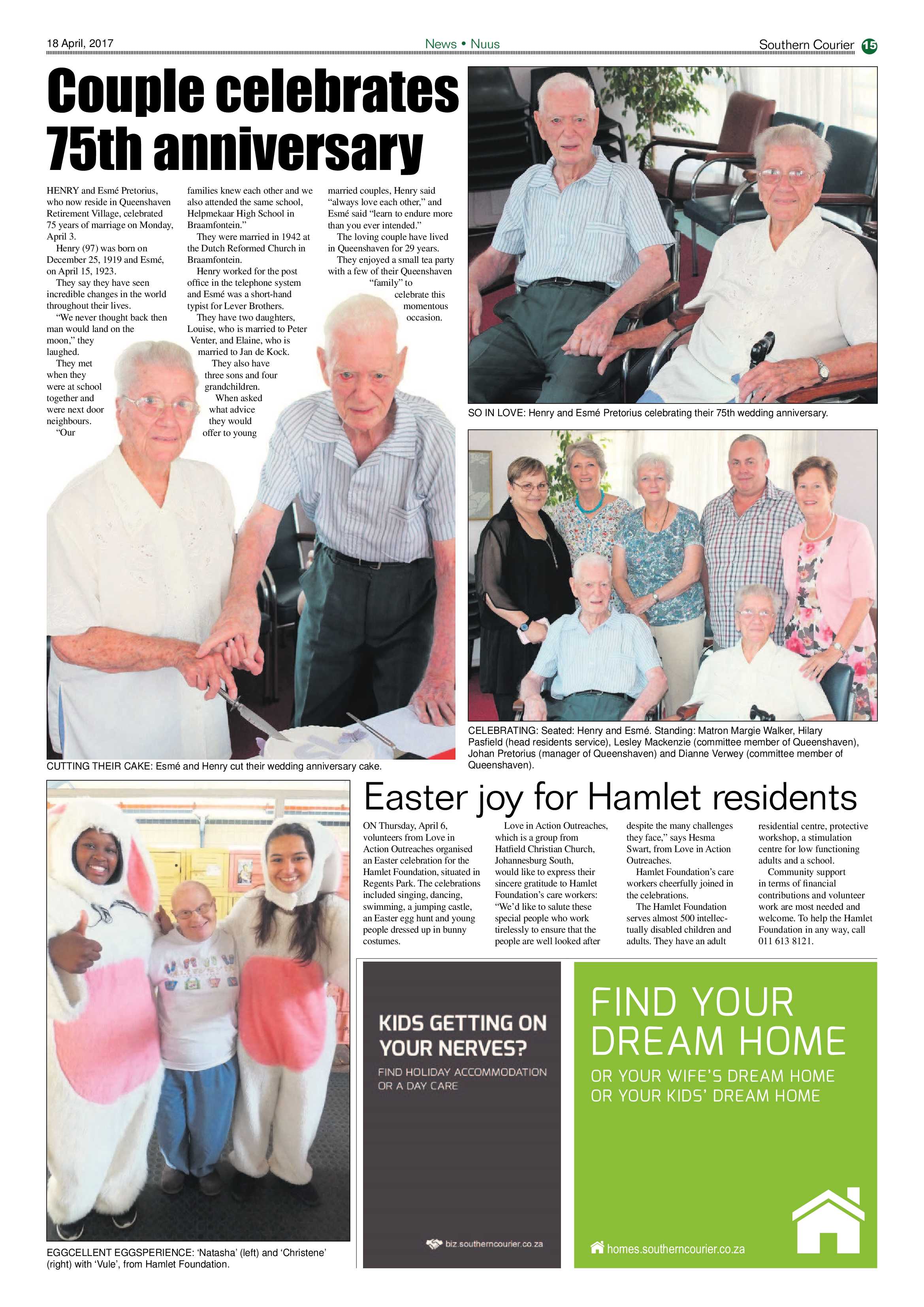 Southern Courier 18 April 2017 page 15