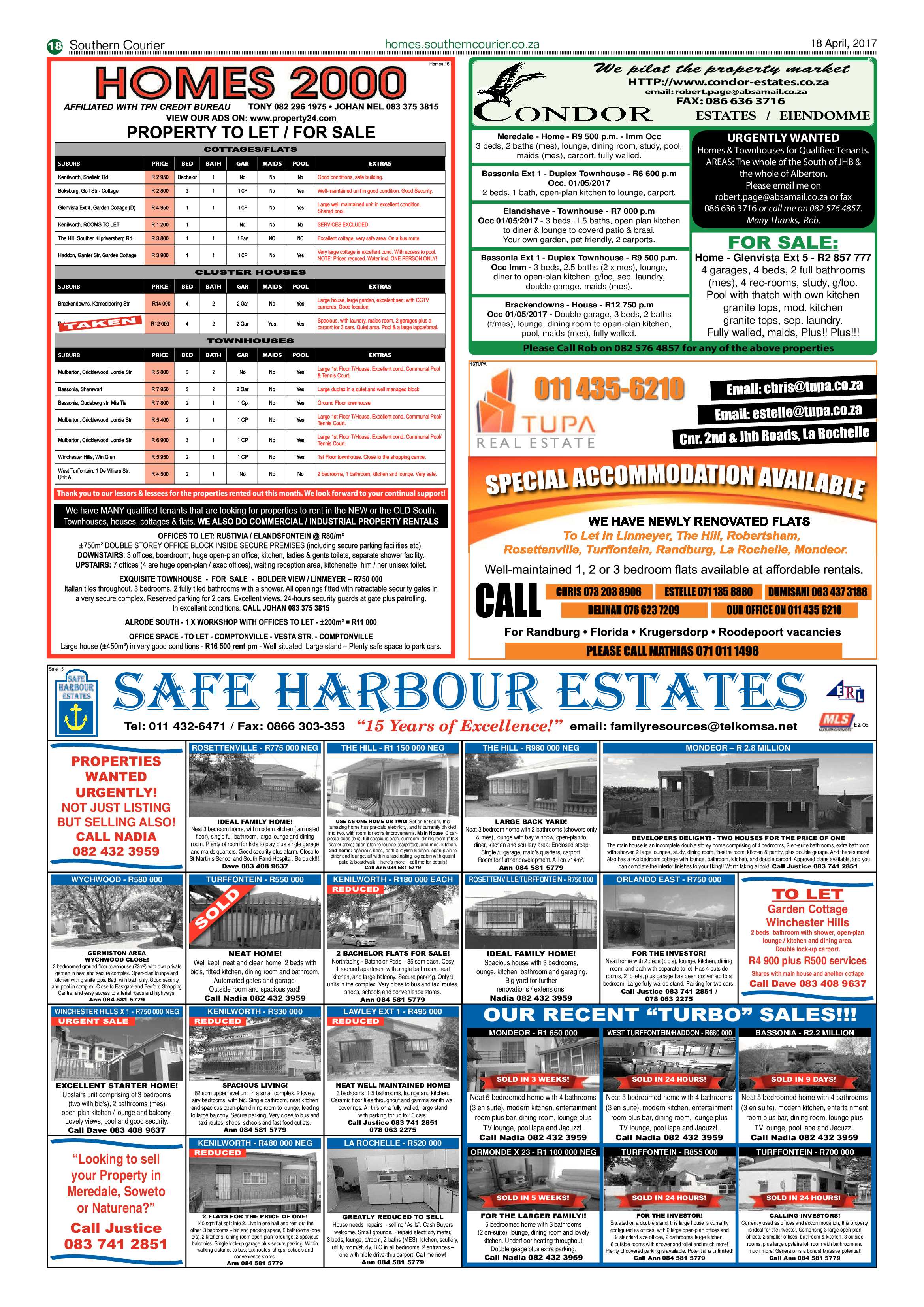 Southern Courier 18 April 2017 page 18