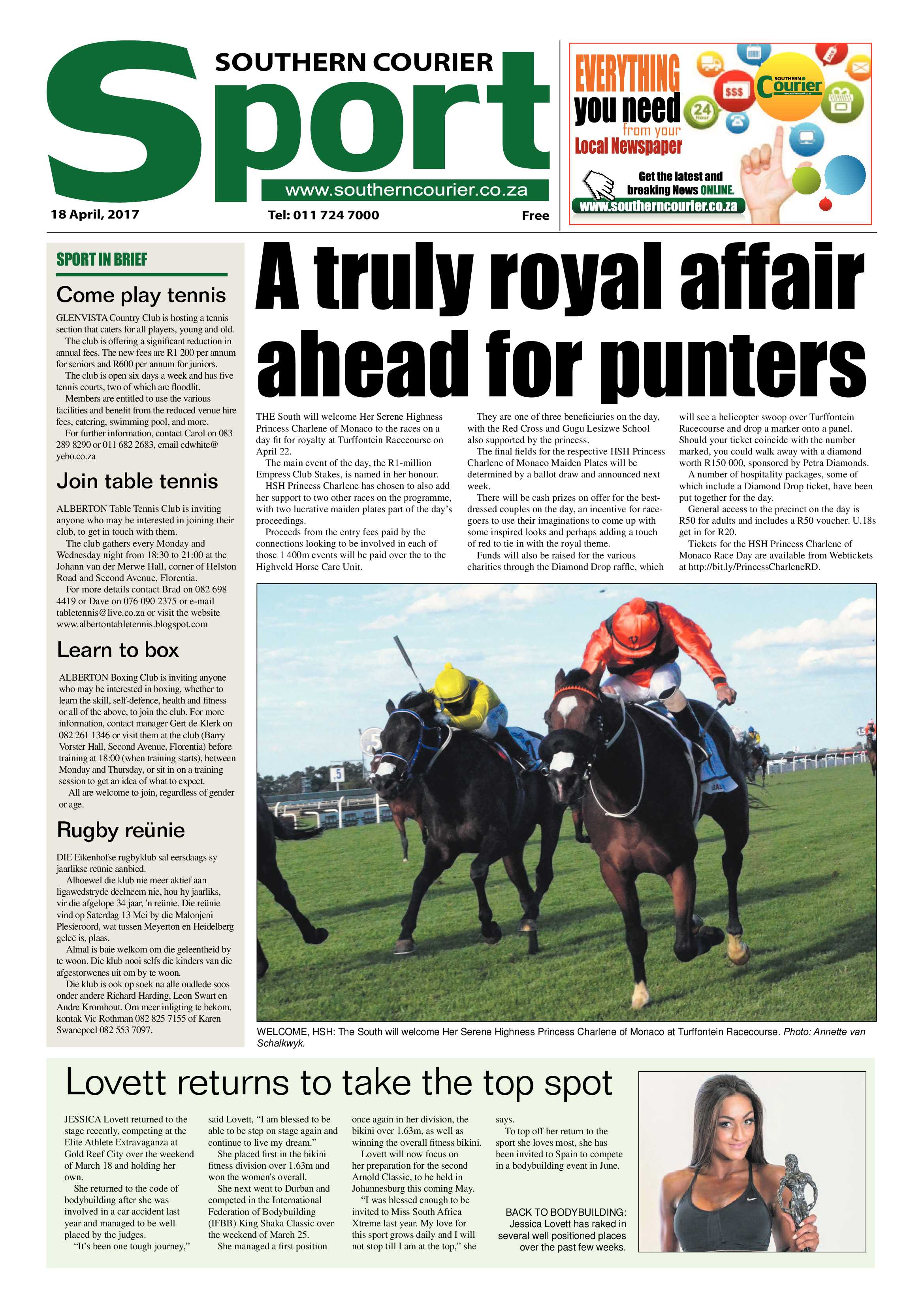 Southern Courier 18 April 2017 page 24