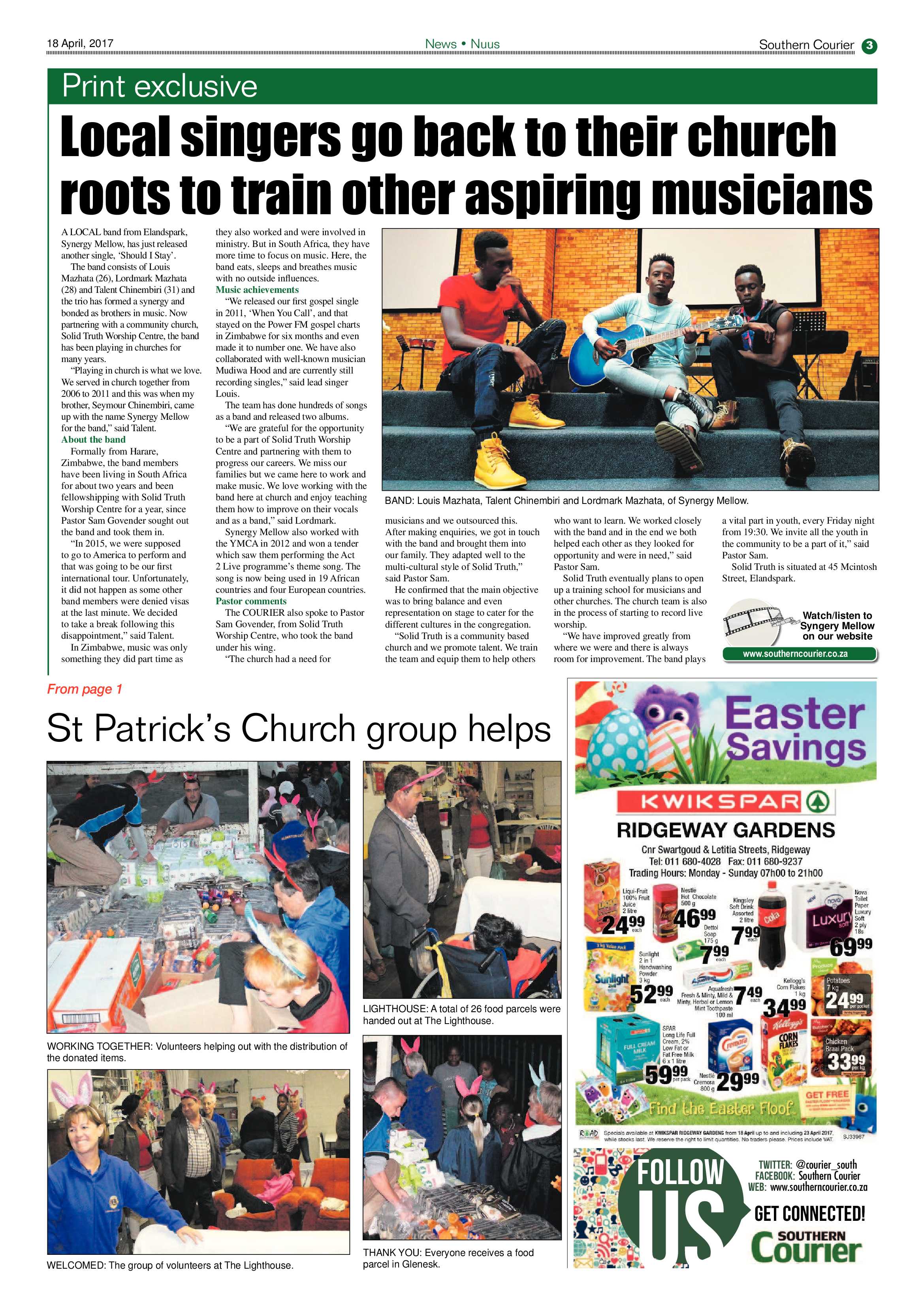 Southern Courier 18 April 2017 page 3