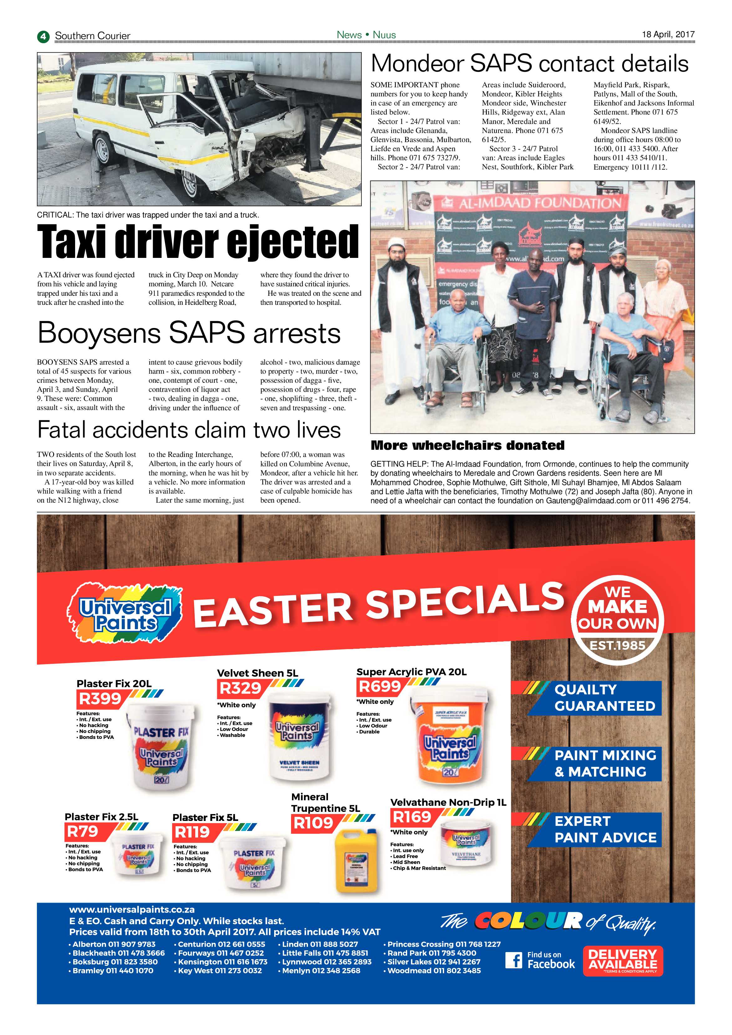 Southern Courier 18 April 2017 page 4