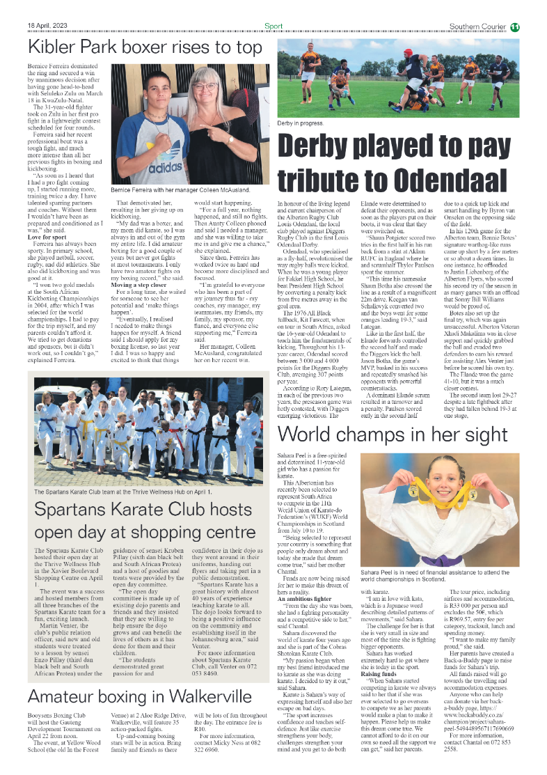 Southern Courier 18 April 2023 page 11