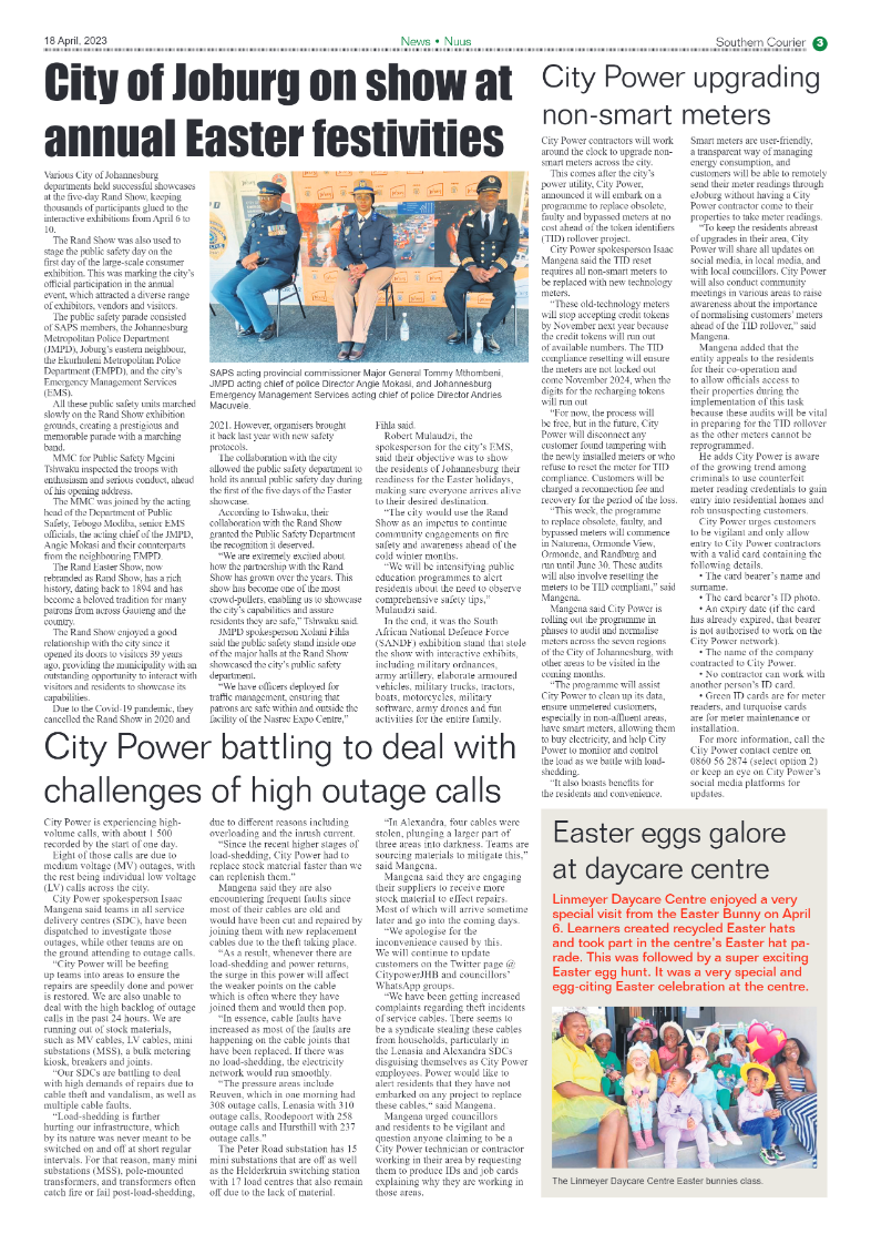 Southern Courier 18 April 2023 page 3