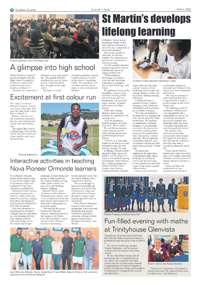 Southern Courier 18 April 2023 page 6