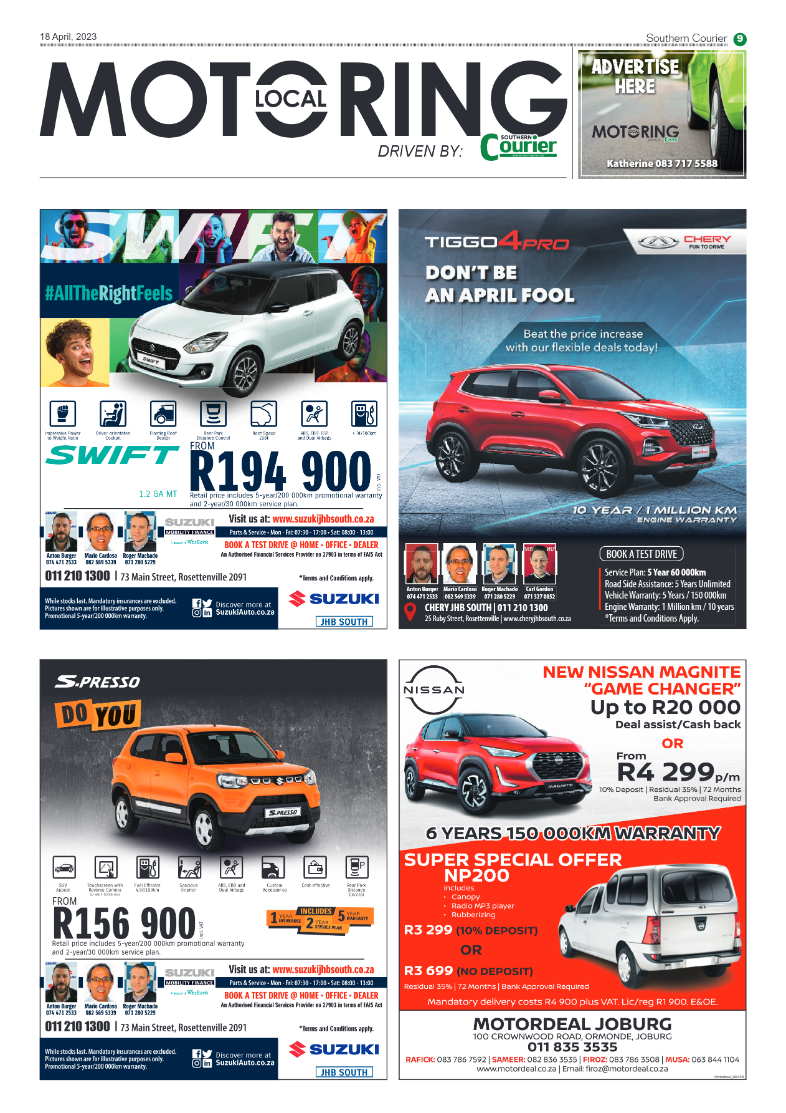 Southern Courier 18 April 2023 page 9