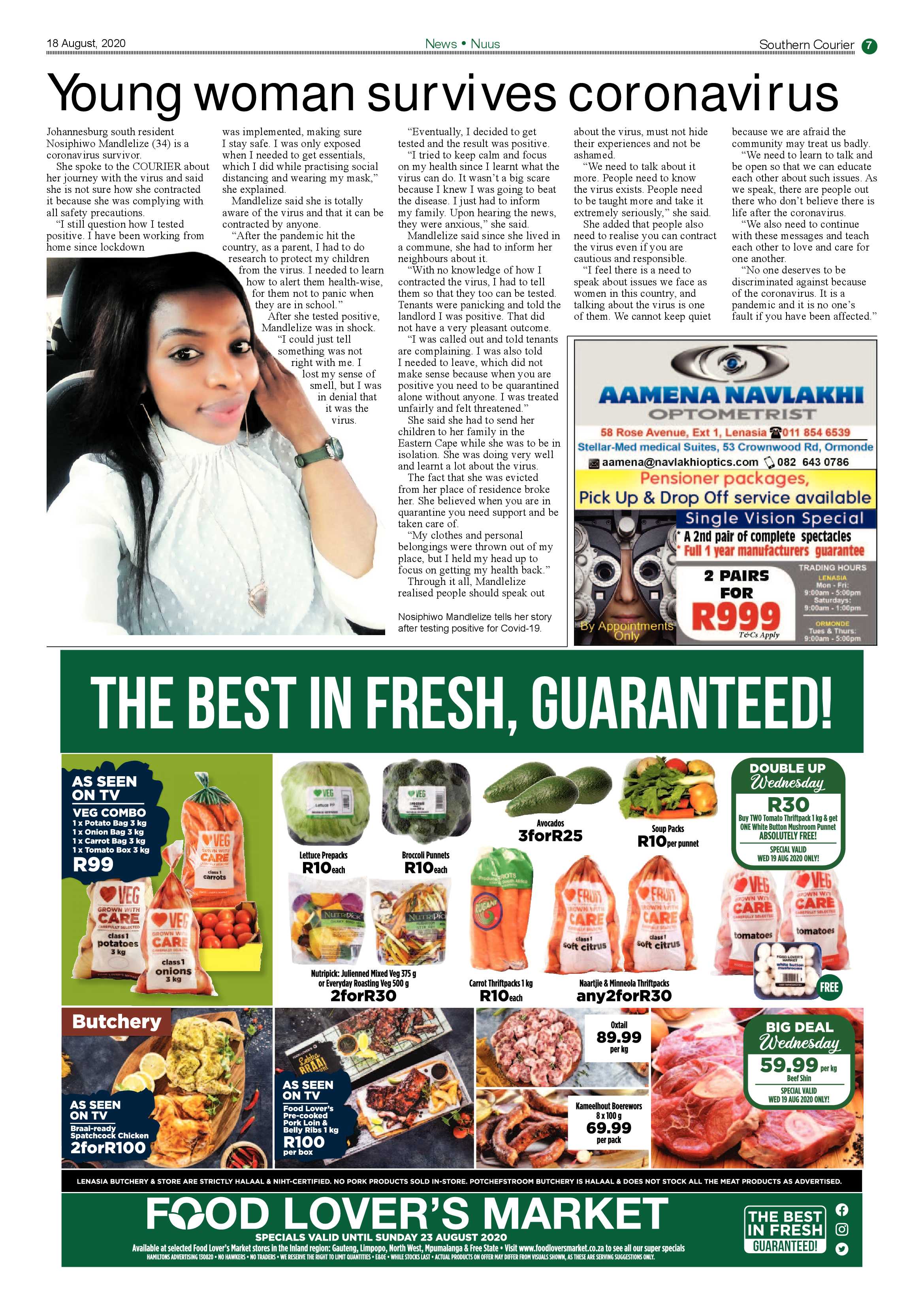 Southern Courier 18 August 2020 page 7