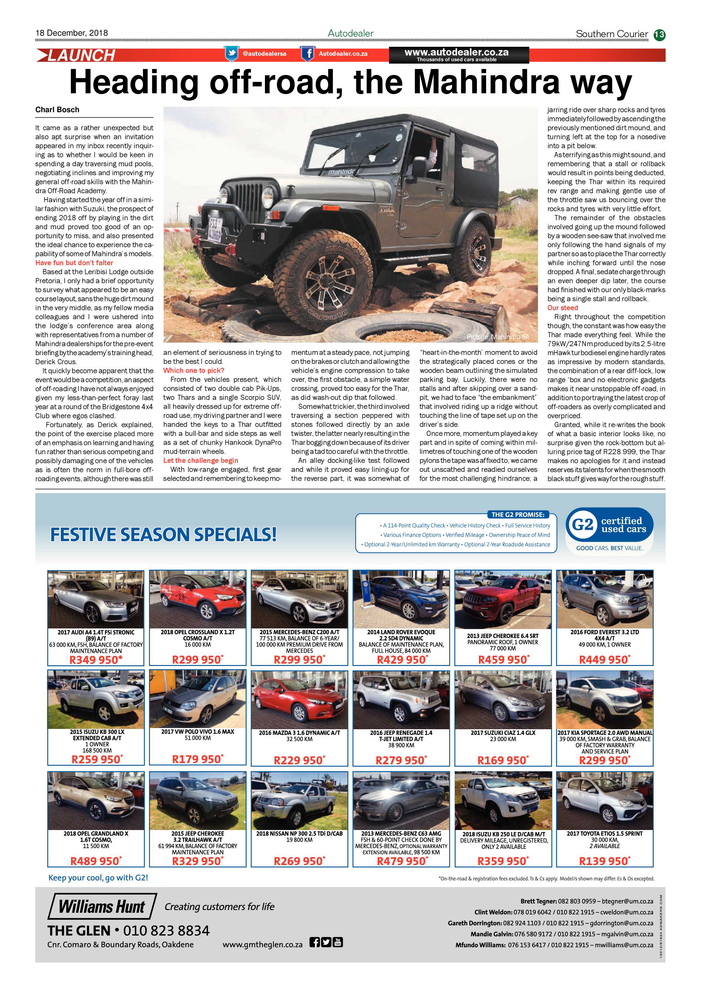 Southern Courier 18 December 2018 page 13