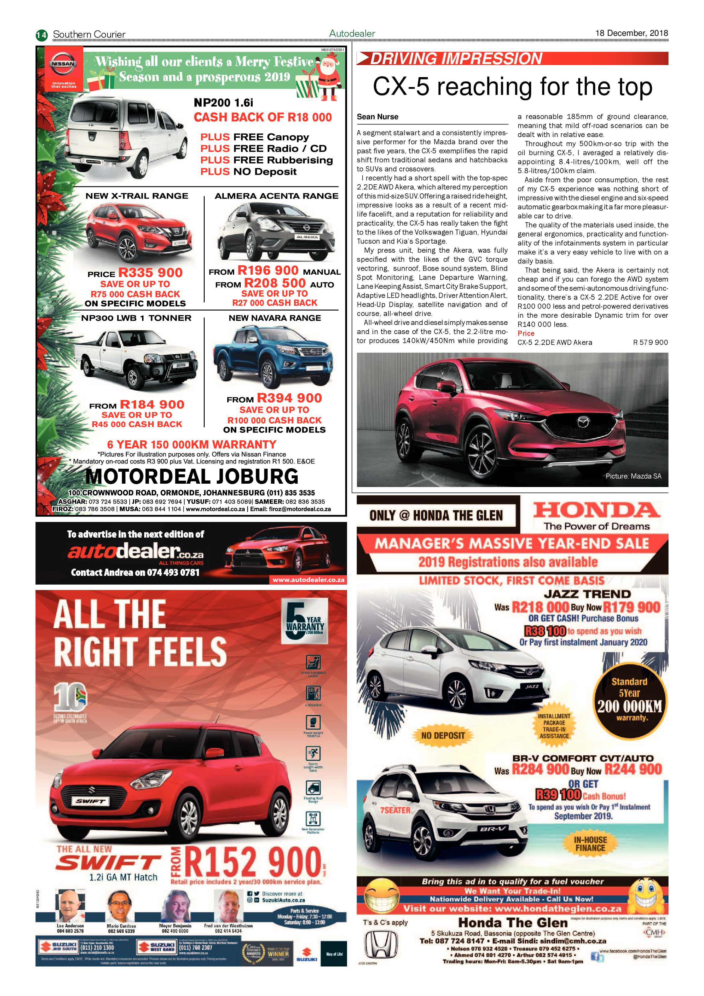 Southern Courier 18 December 2018 page 14