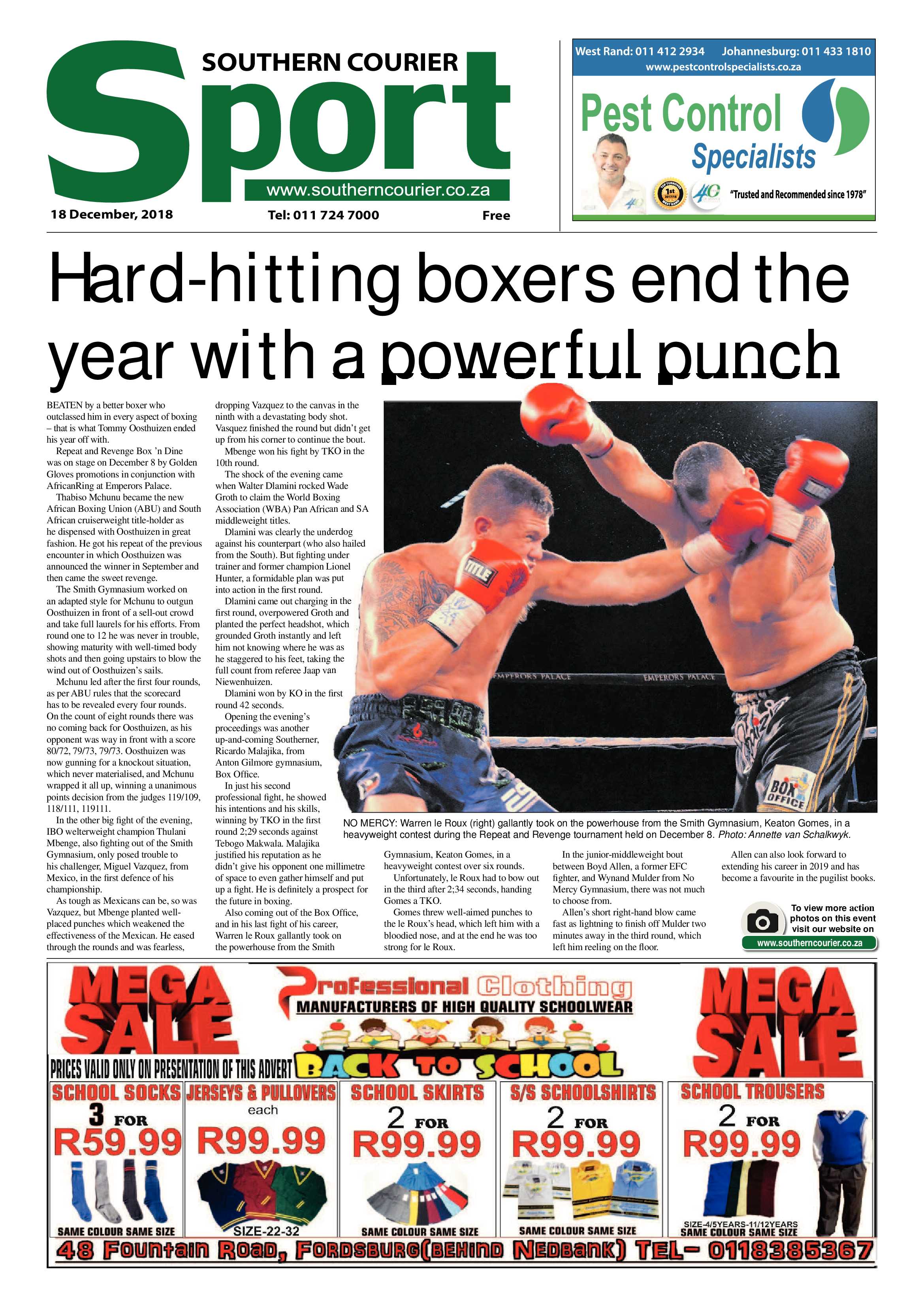 Southern Courier 18 December 2018 page 16