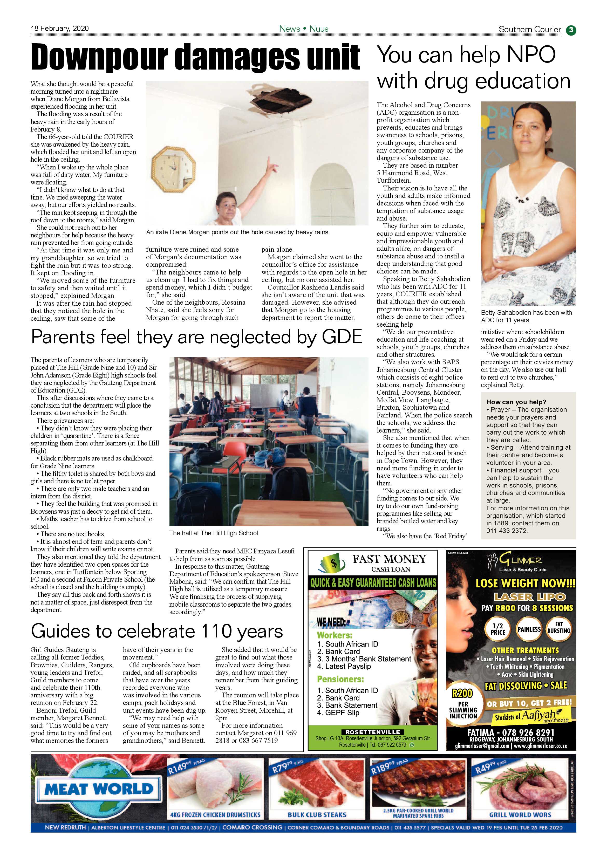 Southern Courier 18 February 2020 page 3