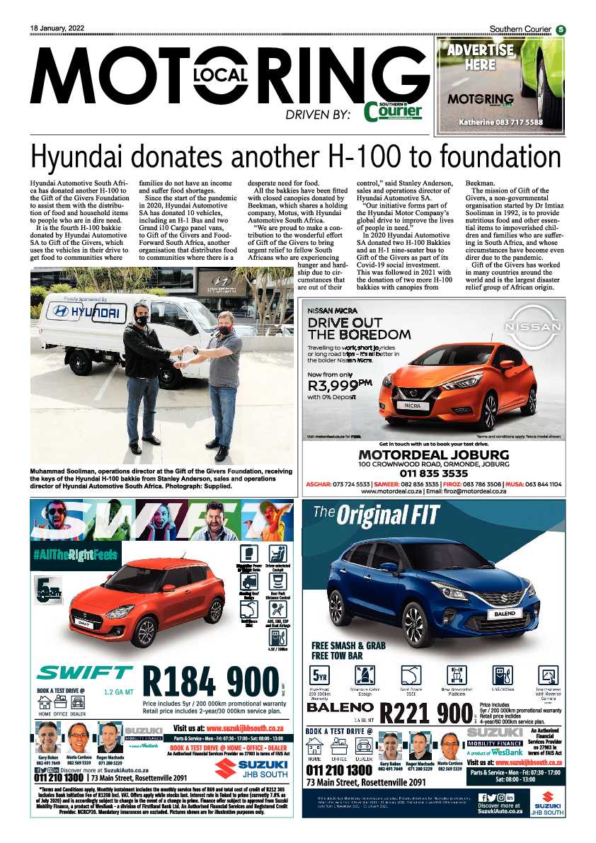 Southern Courier 18 January 2022 page 5