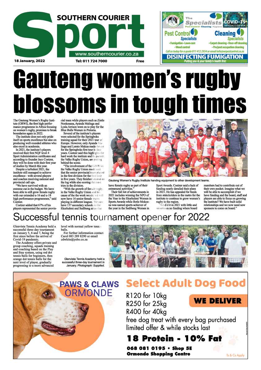 Southern Courier 18 January 2022 page 8