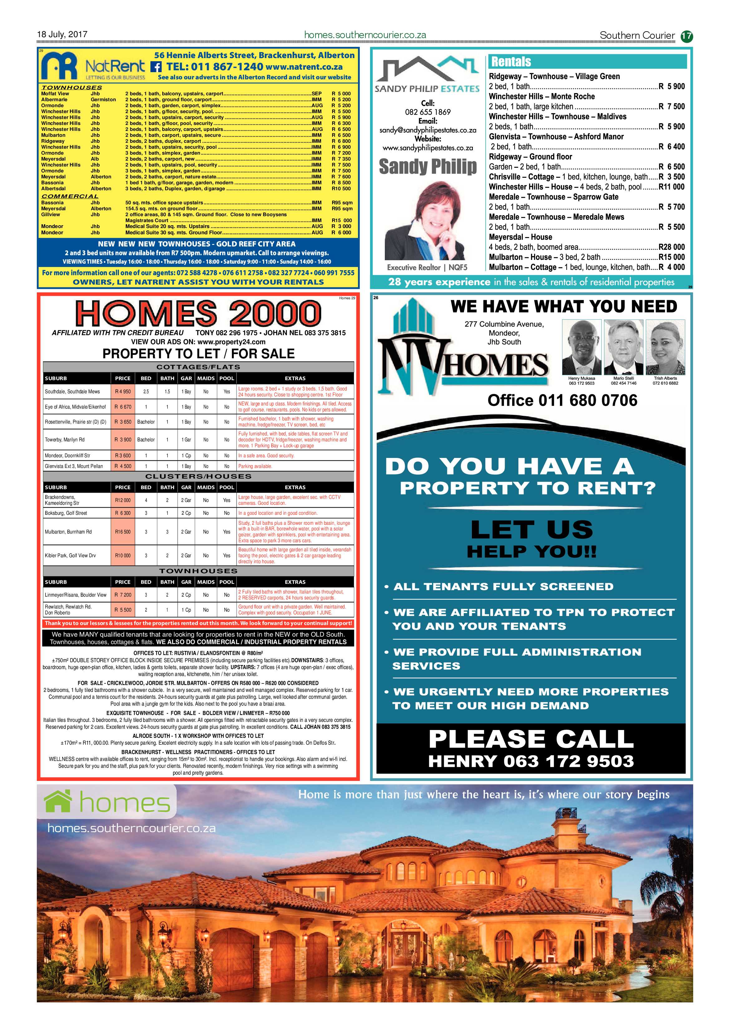 Southern Courier 18 July 2017 page 17