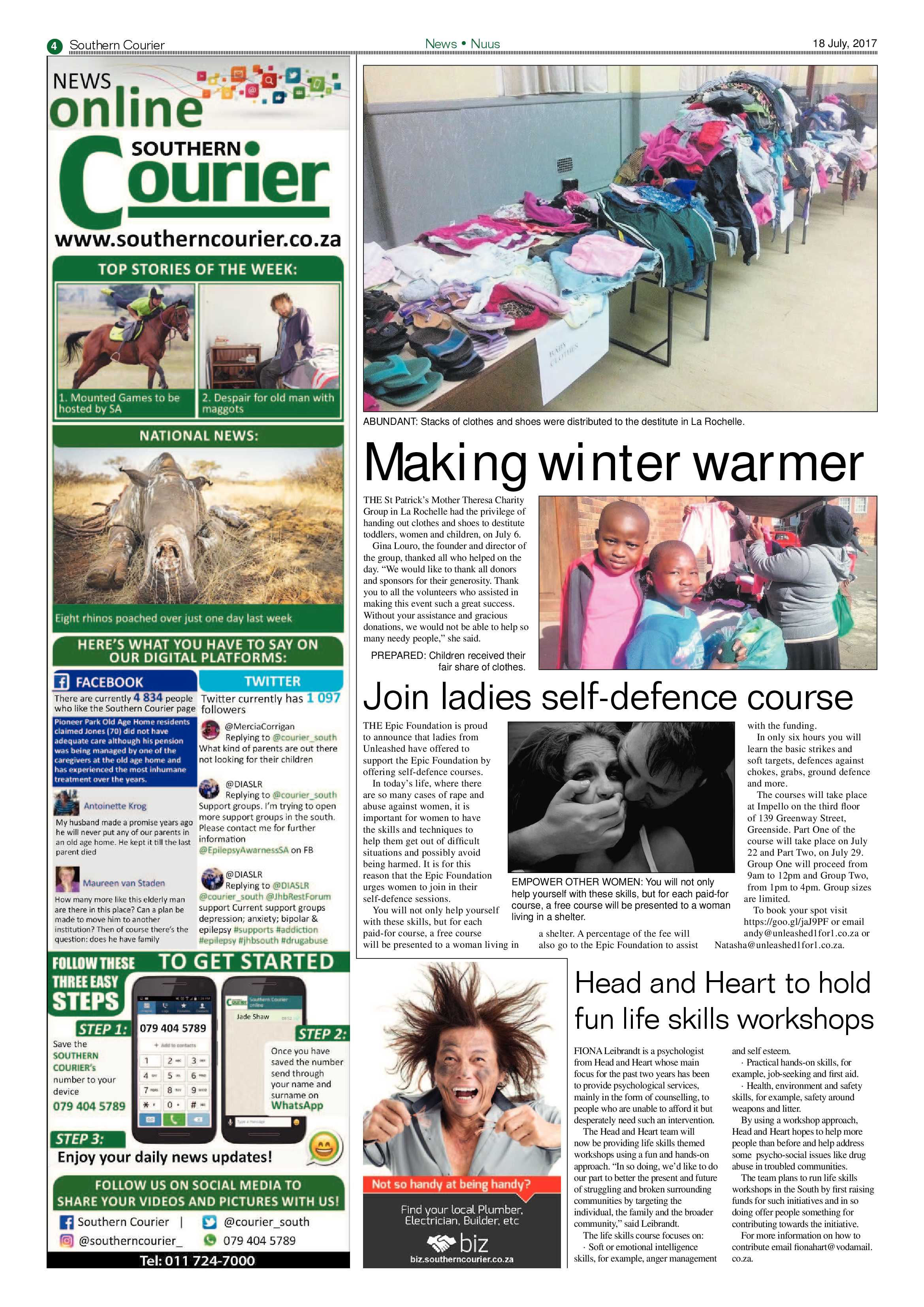 Southern Courier 18 July 2017 page 4