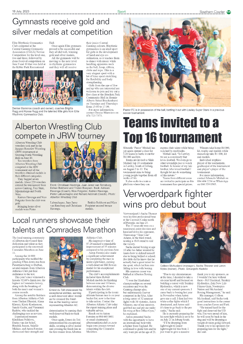 Southern Courier 18 July 2023 page 11