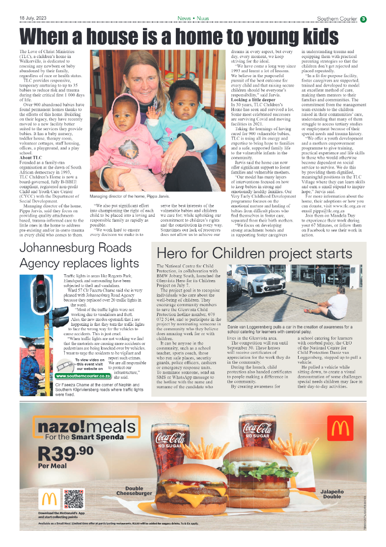 Southern Courier 18 July 2023 page 3