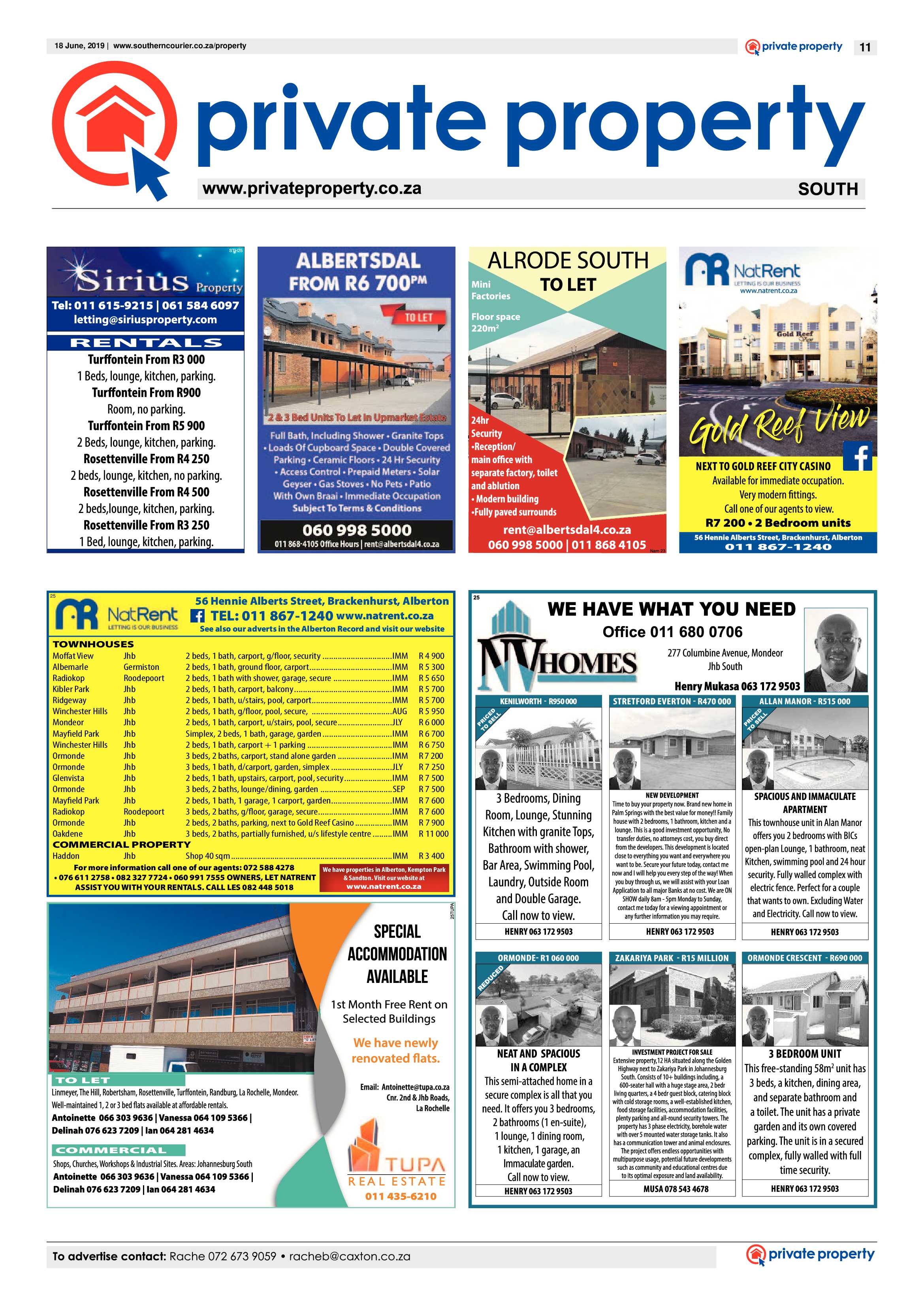 Southern Courier 18 June 2019 page 11