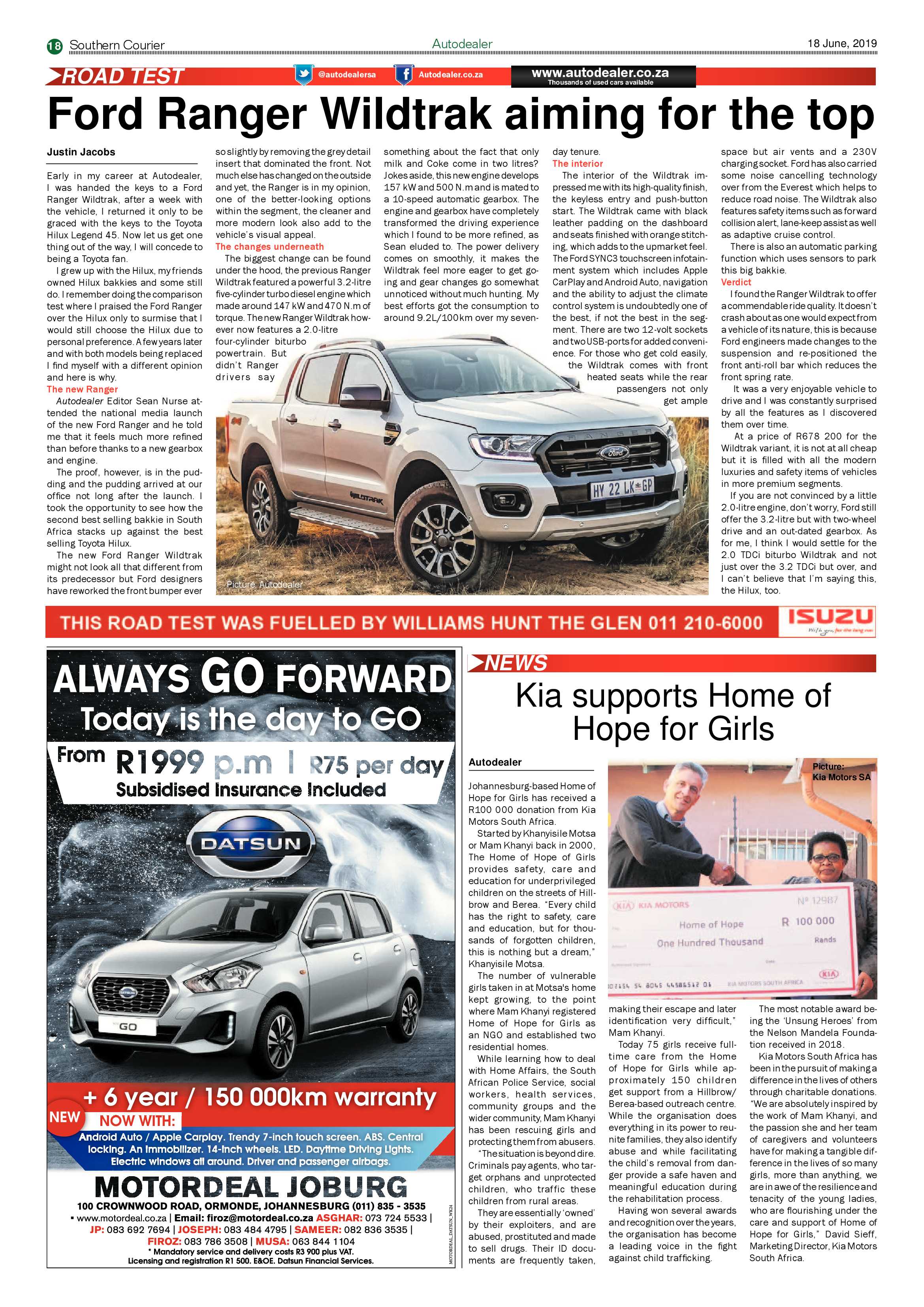 Southern Courier 18 June 2019 page 18