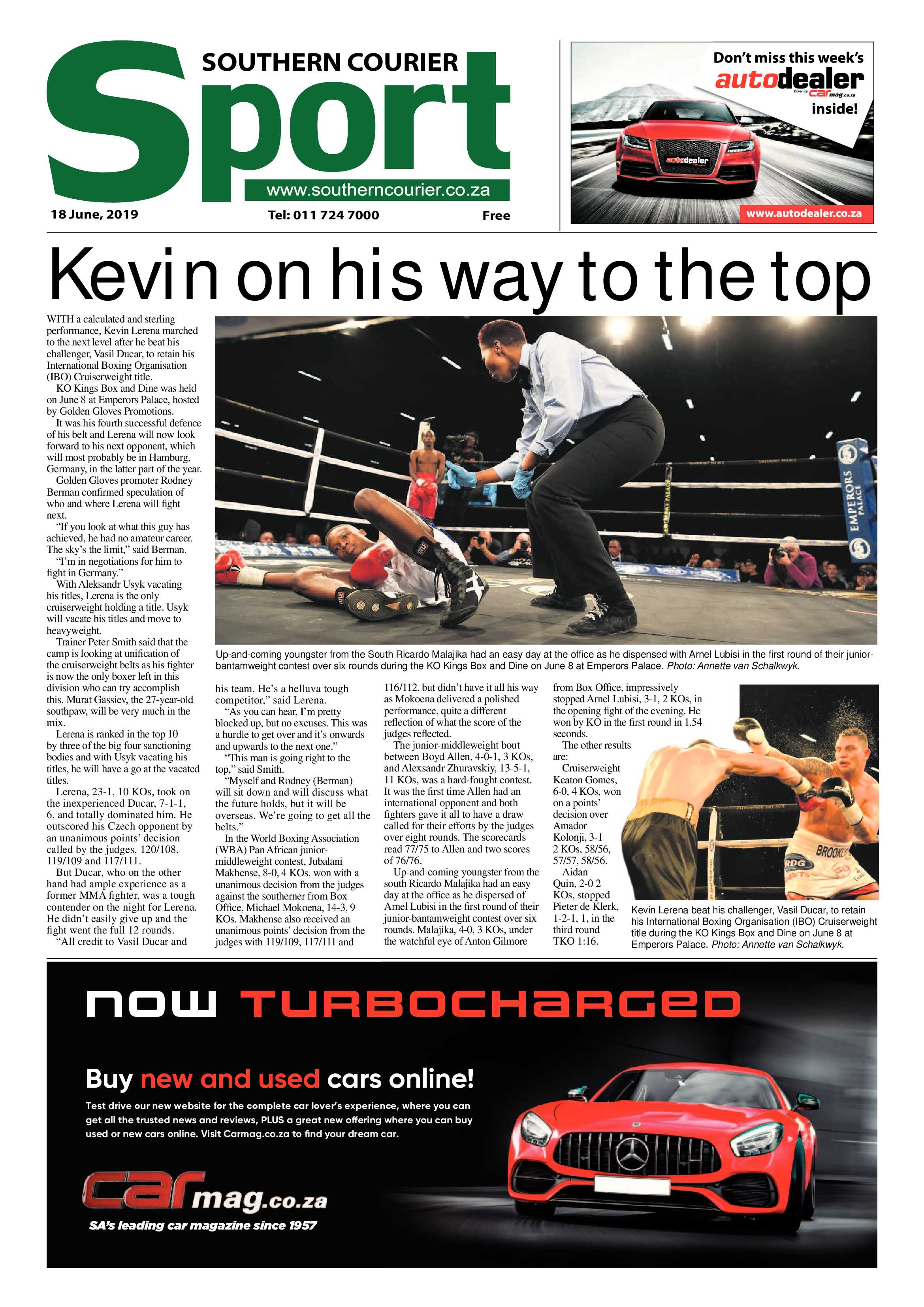 Southern Courier 18 June 2019 page 20