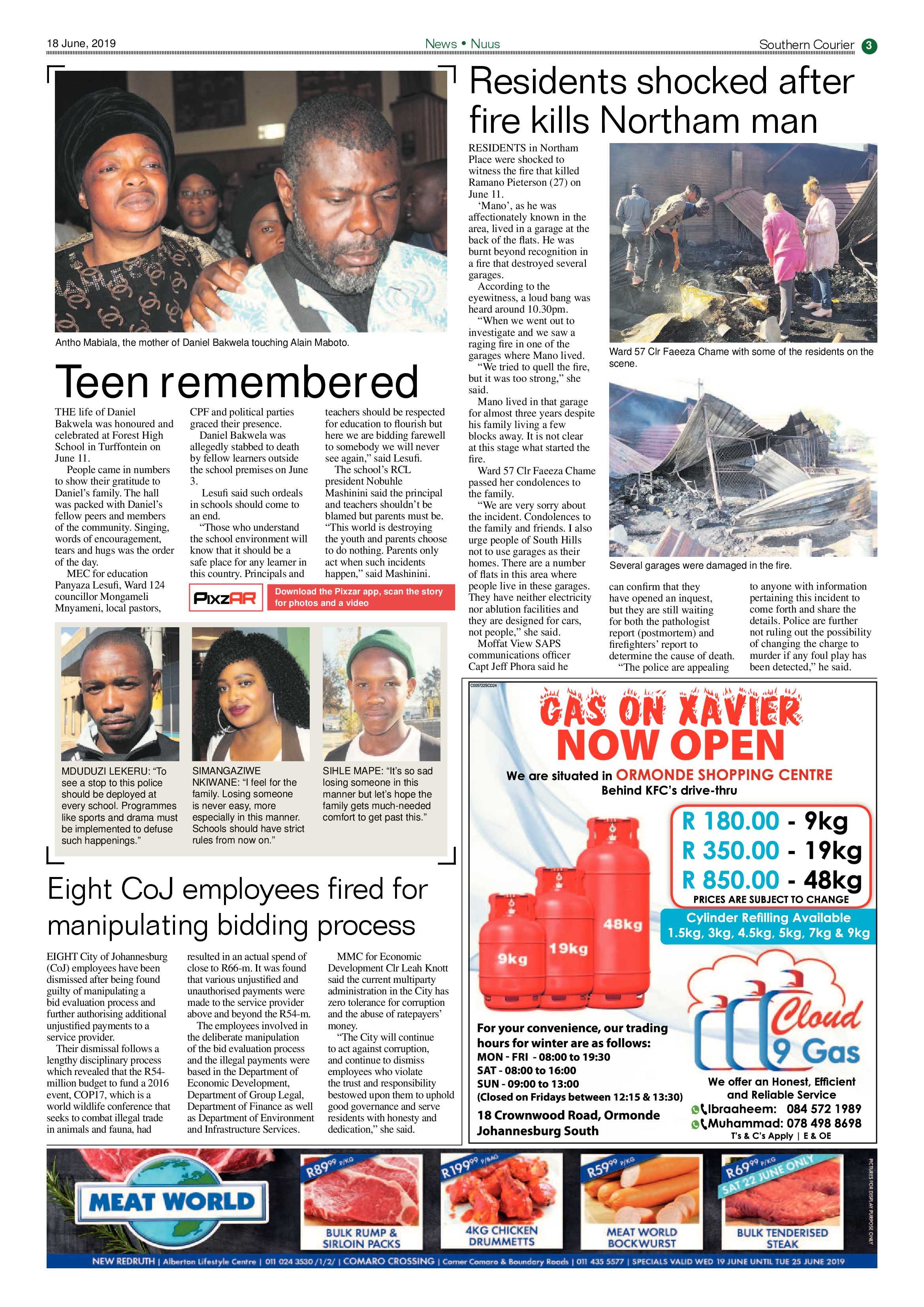 Southern Courier 18 June 2019 page 3