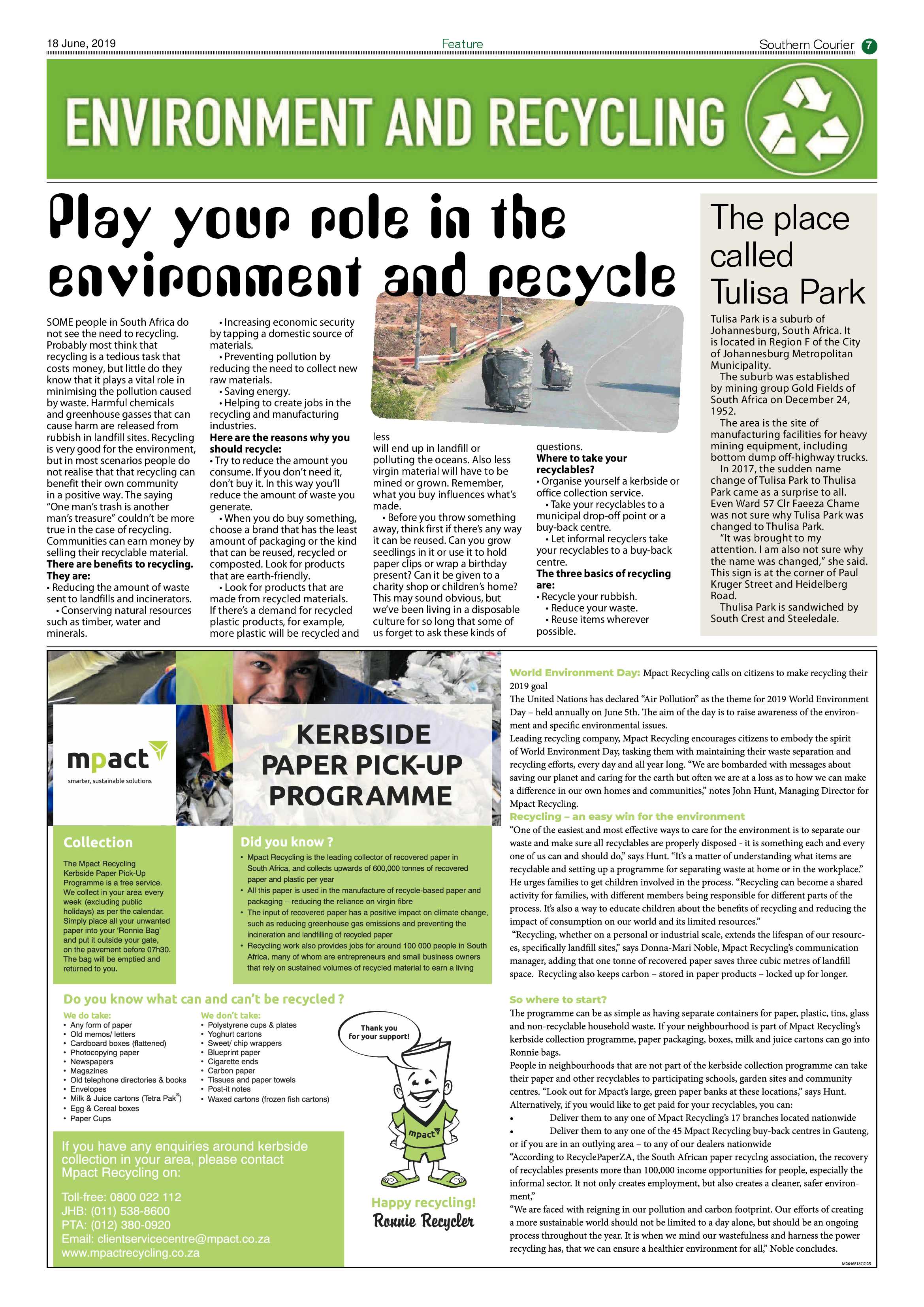 Southern Courier 18 June 2019 page 7