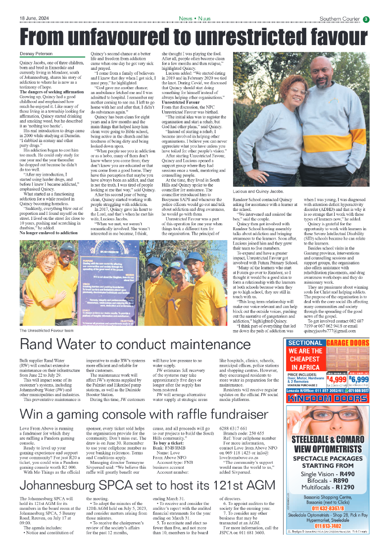 Southern Courier 18 June 2024 page 3