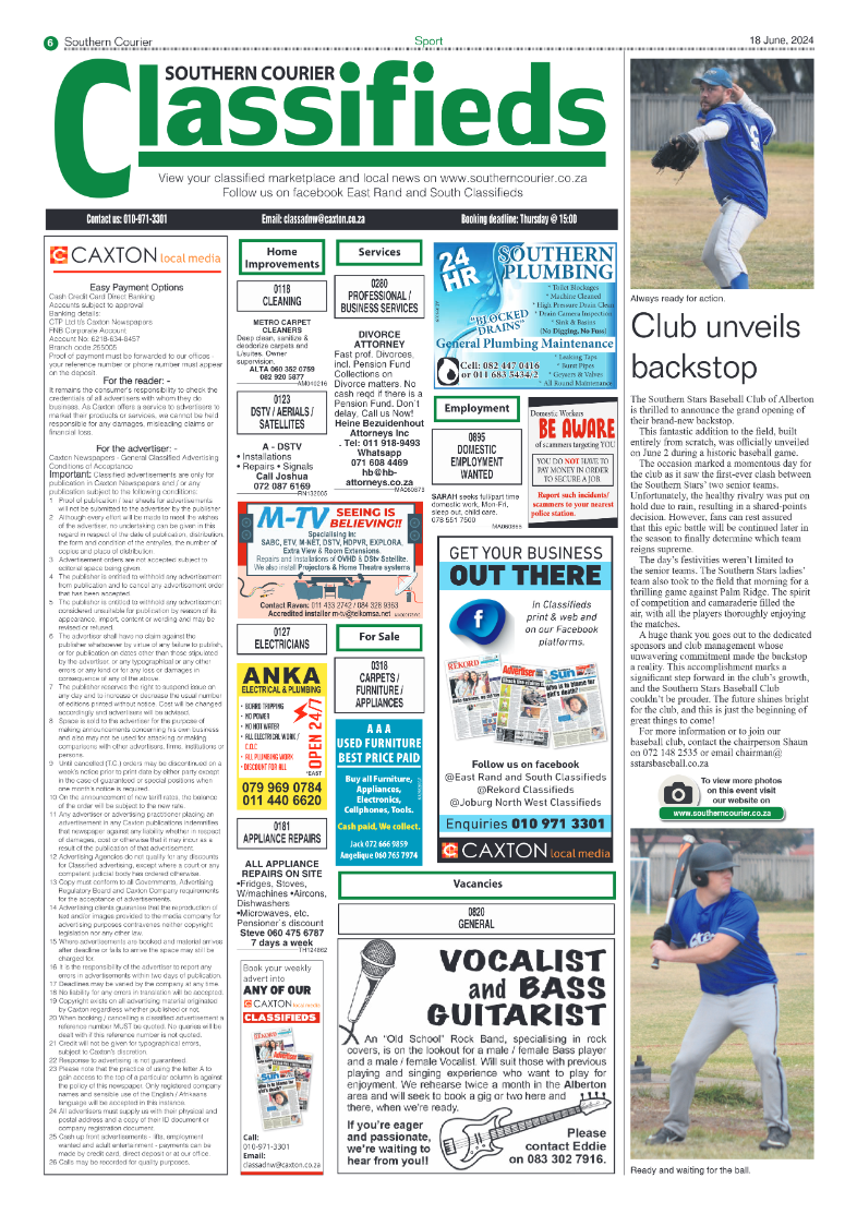 Southern Courier 18 June 2024 page 6