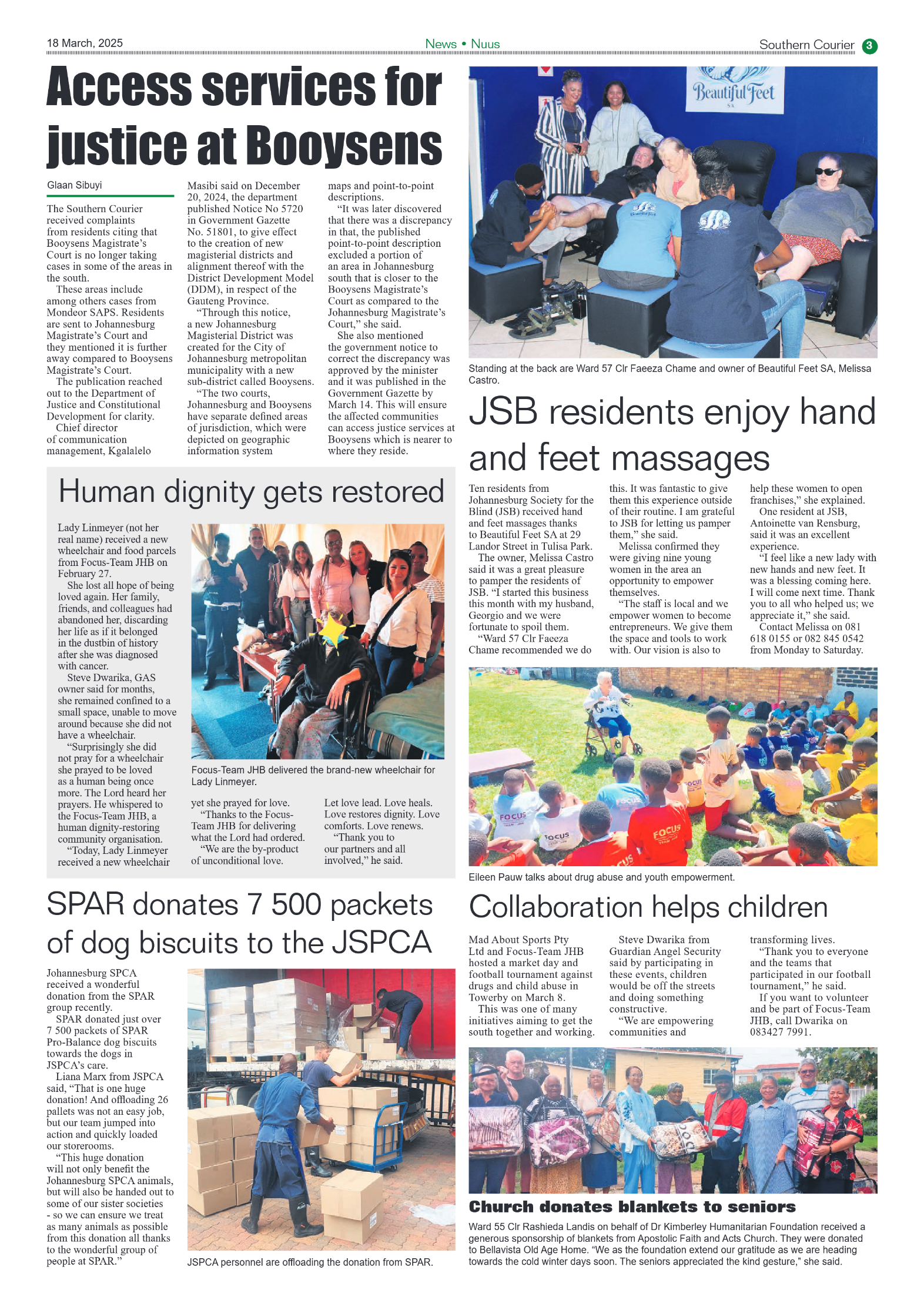 Southern Courier 18 March 2025 page 3