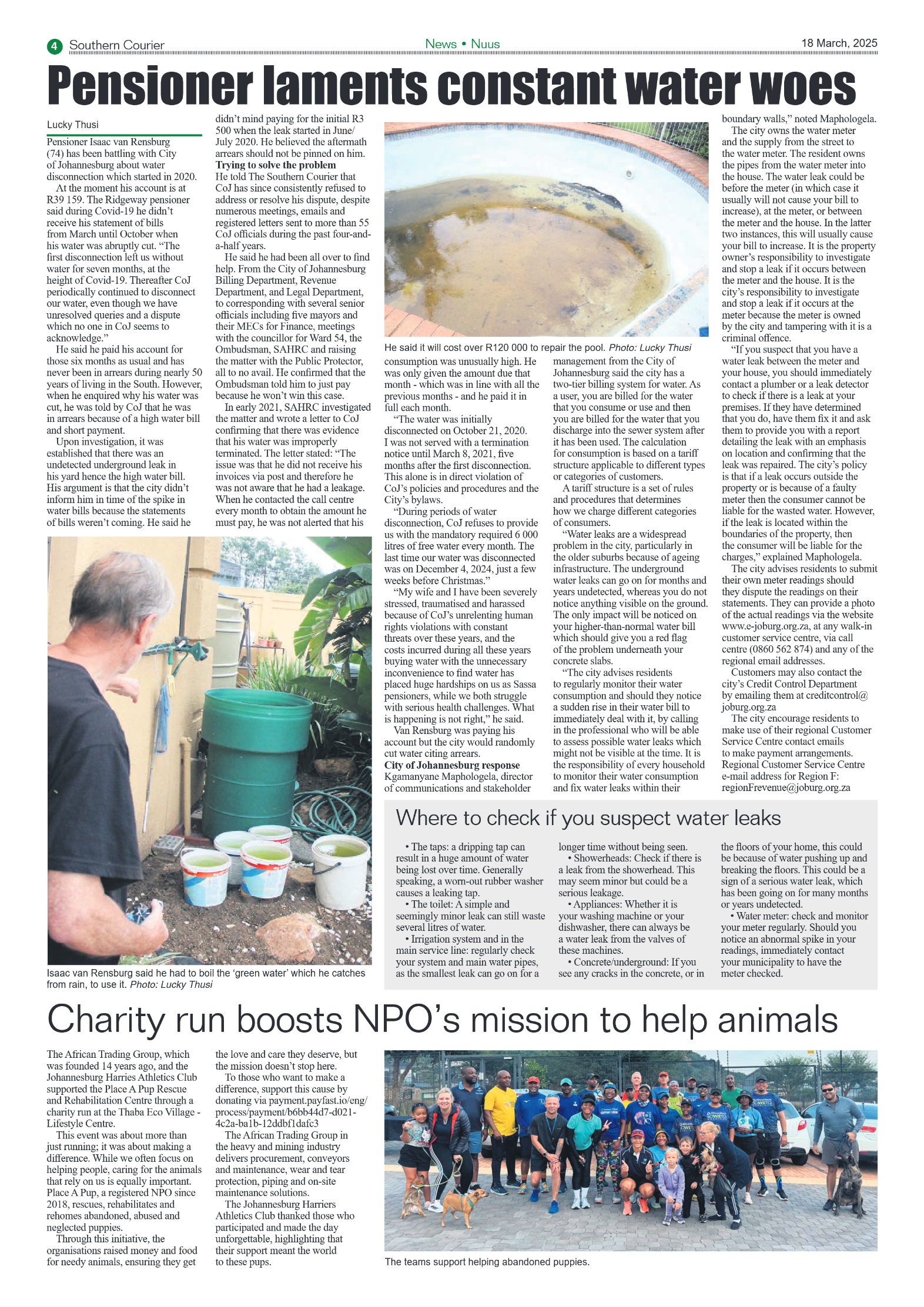 Southern Courier 18 March 2025 page 4