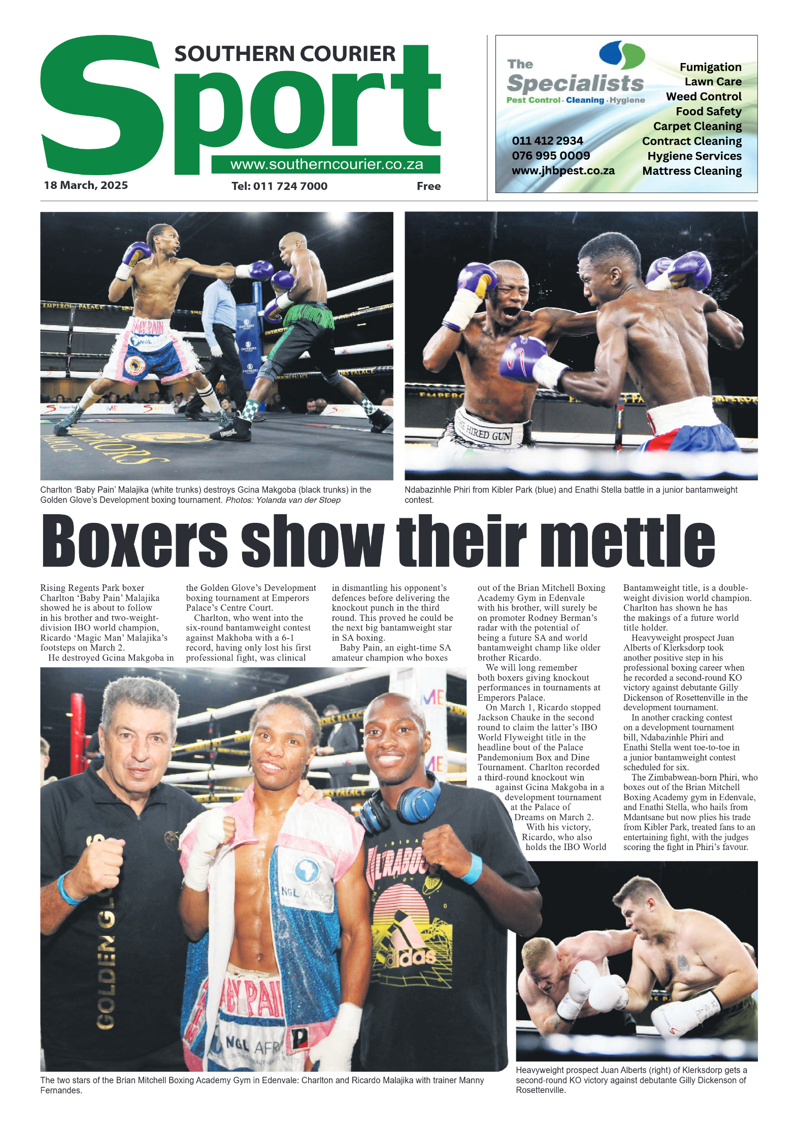 Southern Courier 18 March 2025 page 8