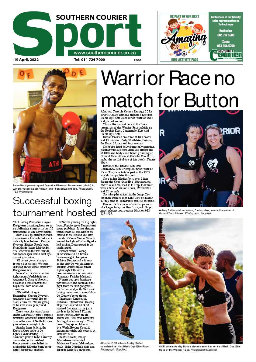 Southern Courier 19 April 2022 page 12