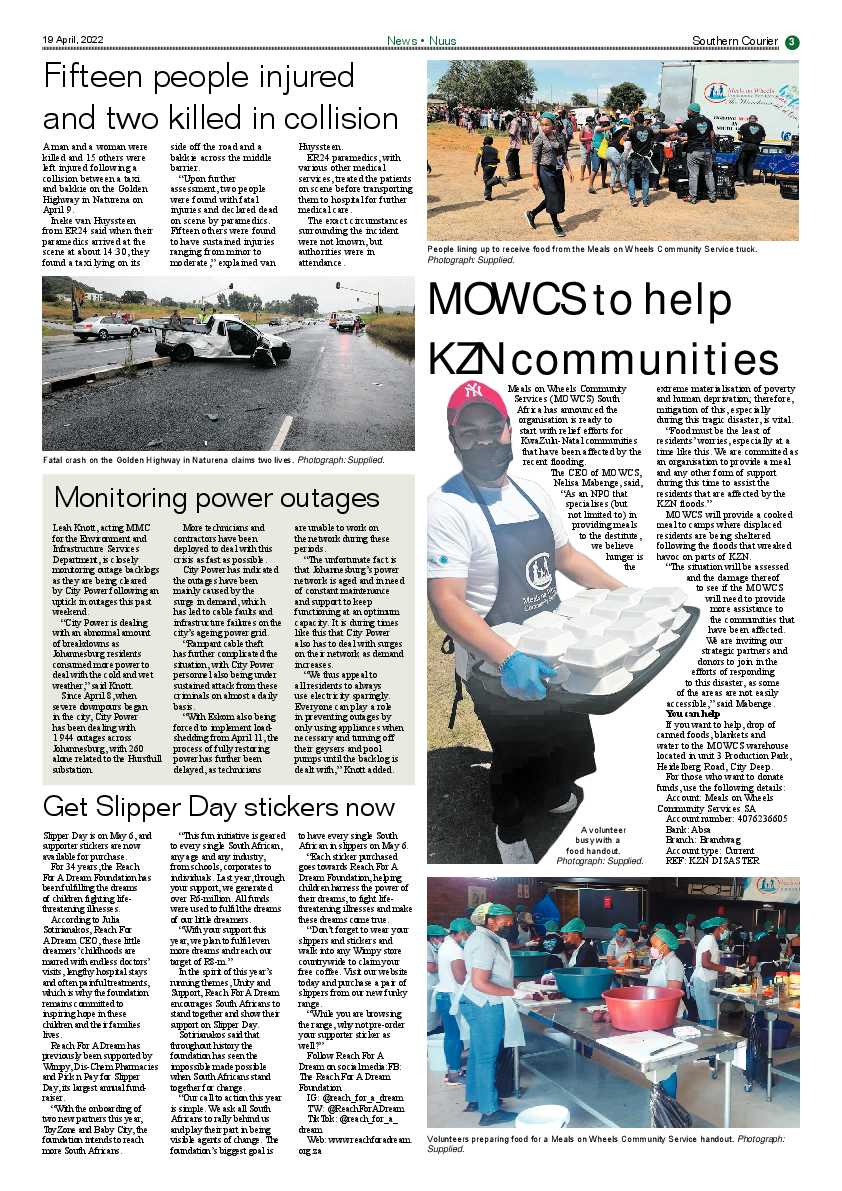Southern Courier 19 April 2022 page 3