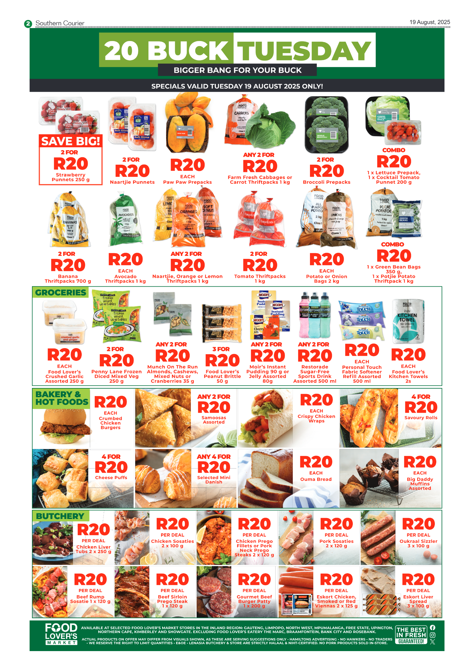 Southern Courier 19 August 2025 page 2