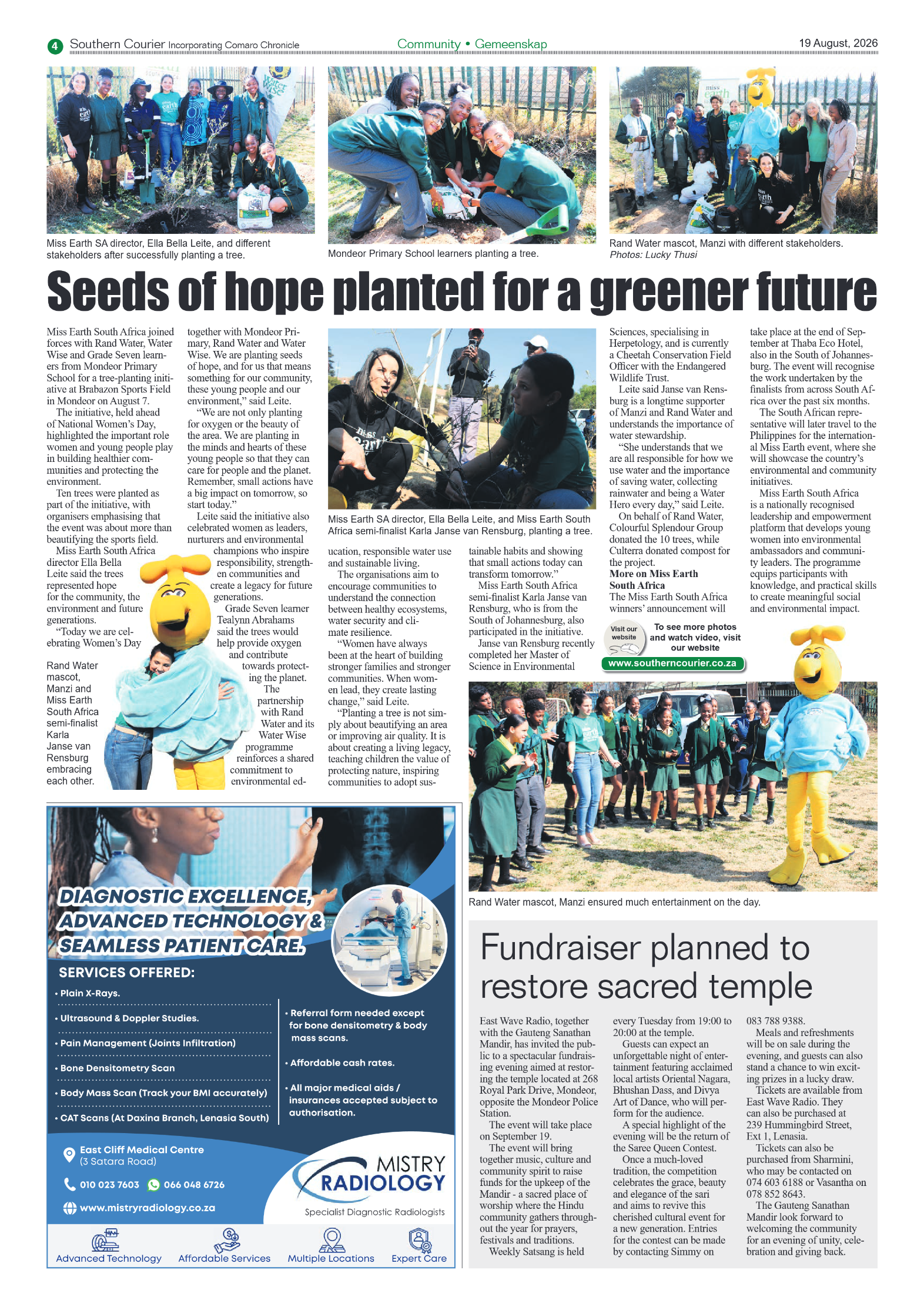Southern Courier 19 August 2026 page 4