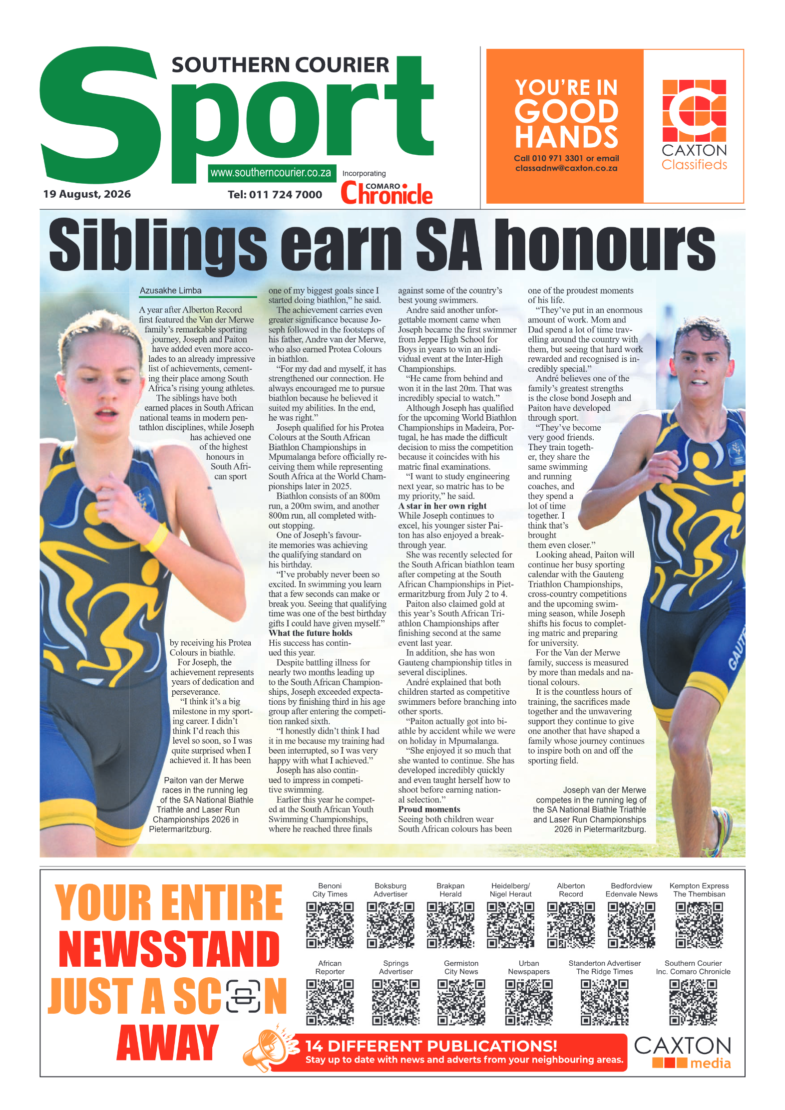 Southern Courier 19 August 2026 page 8