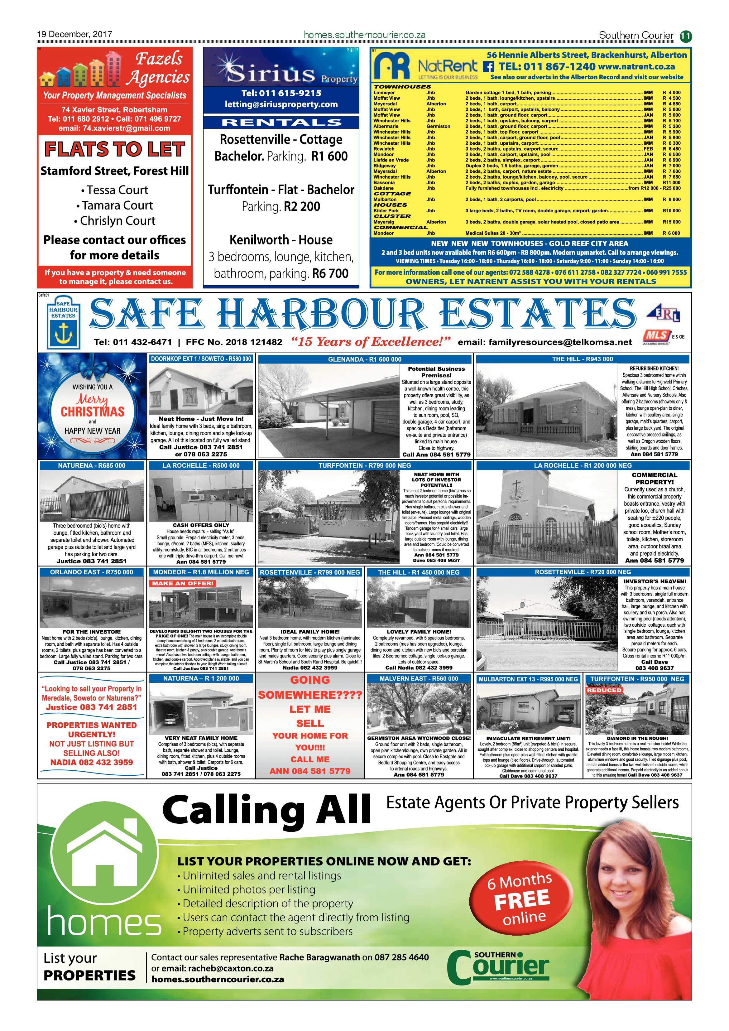 Southern Courier 19 December 2017 page 11