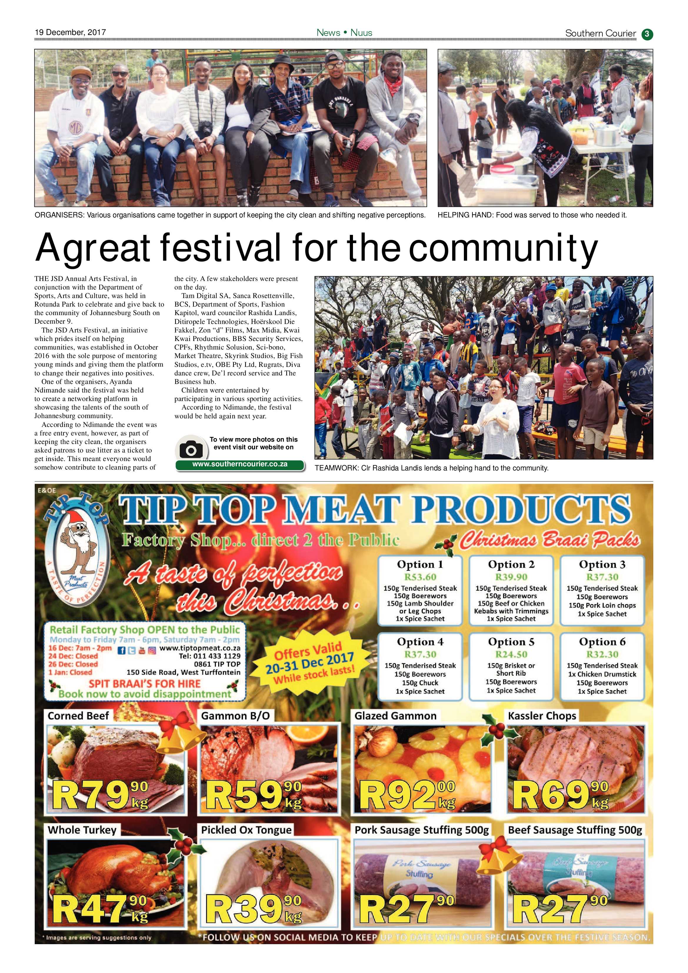Southern Courier 19 December 2017 page 3