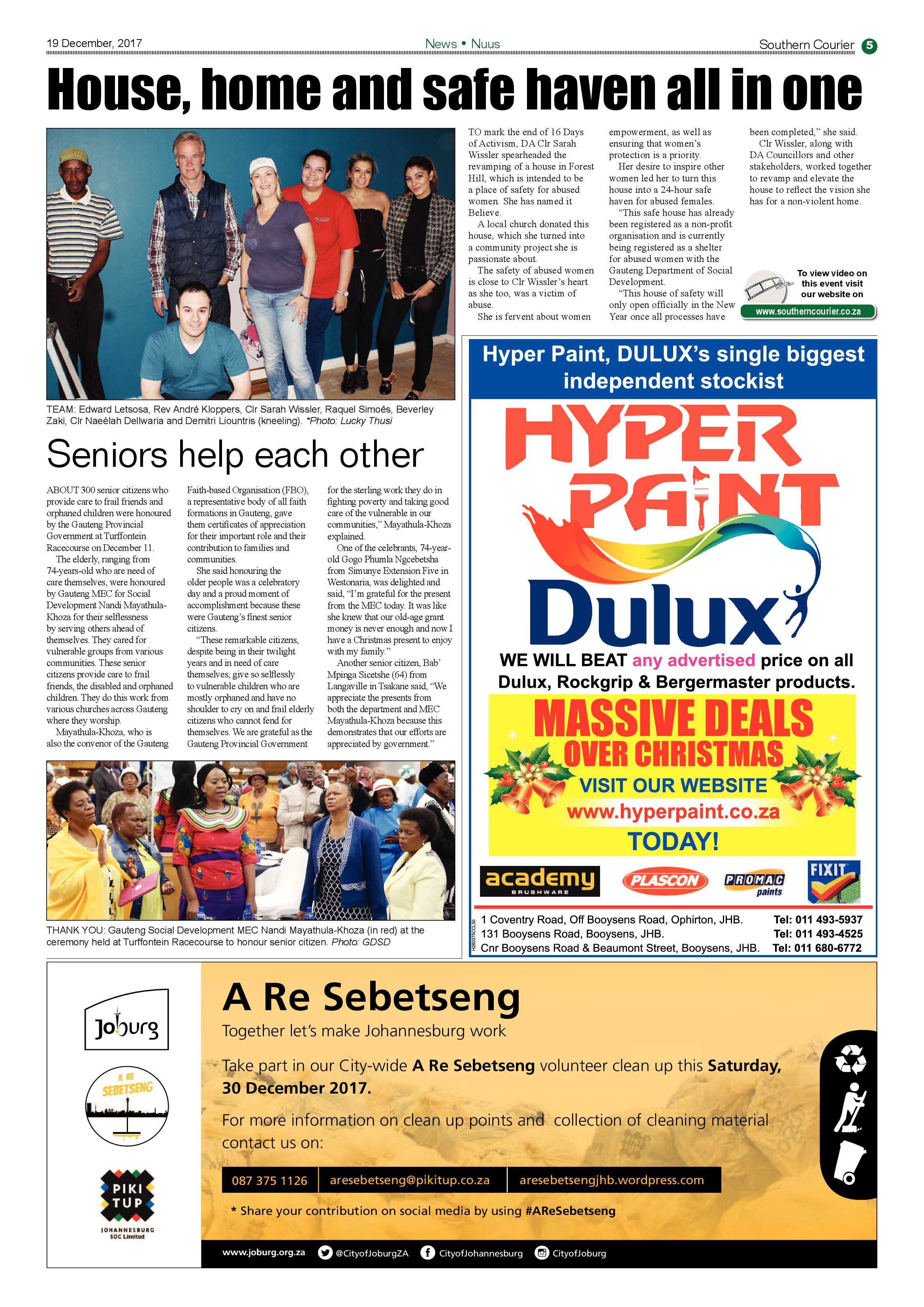 Southern Courier 19 December 2017 page 5