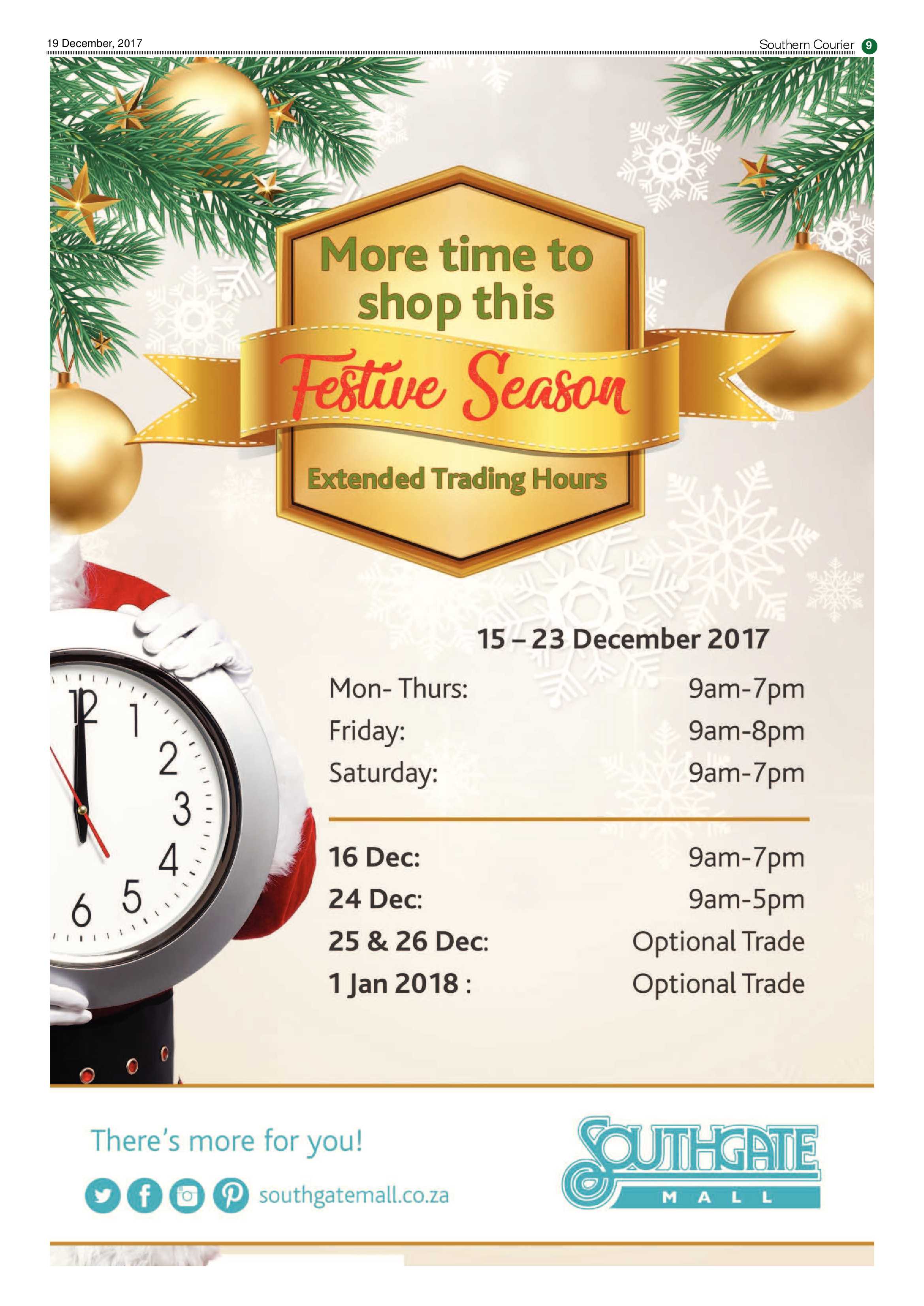 Southern Courier 19 December 2017 page 9