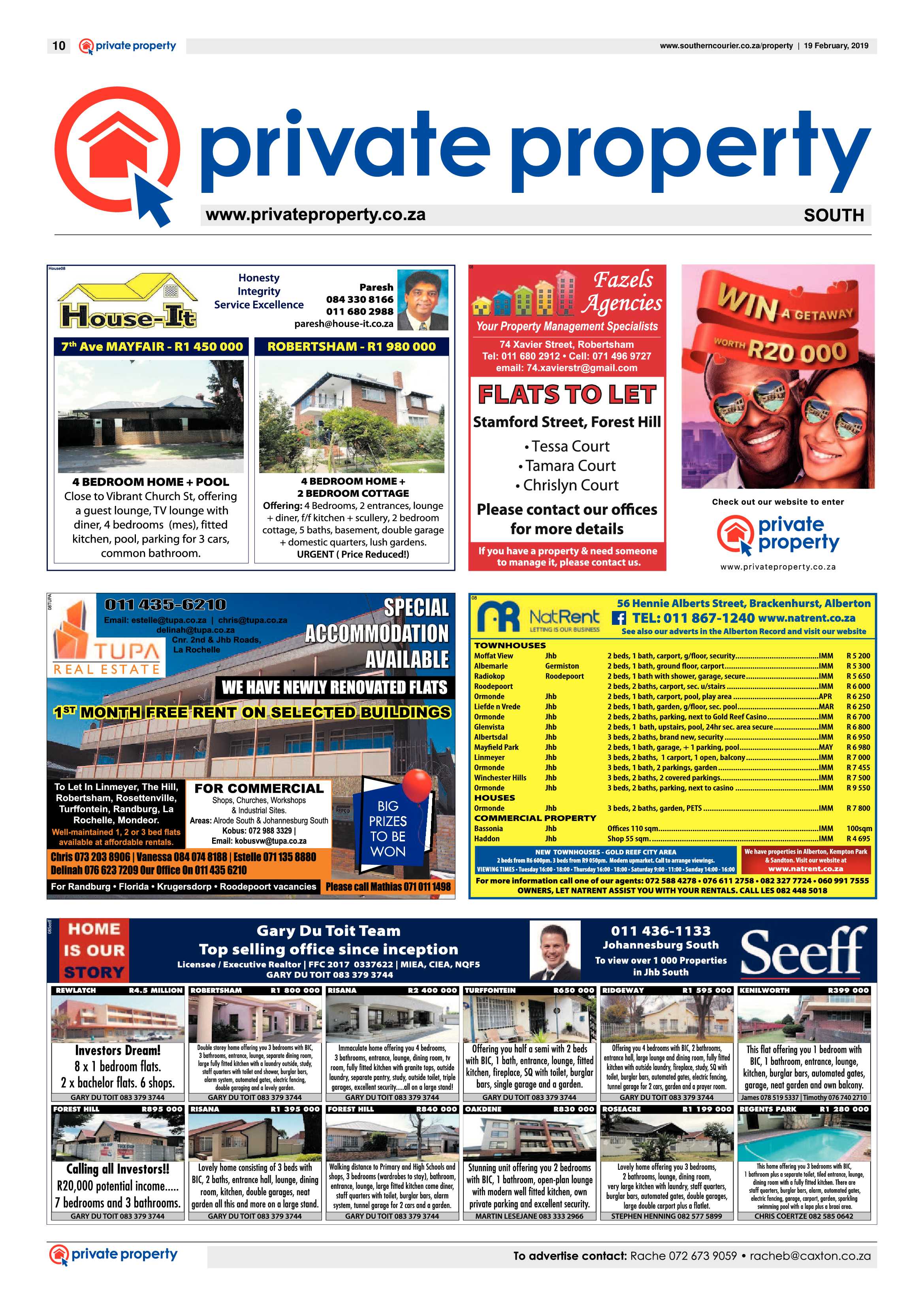 Southern Courier 19 February 2019 page 10